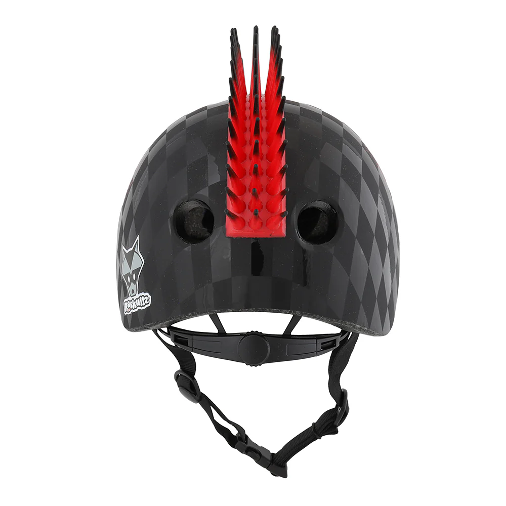 Raskullz Skull Hawk Child Black/Red Helmet - Image 6