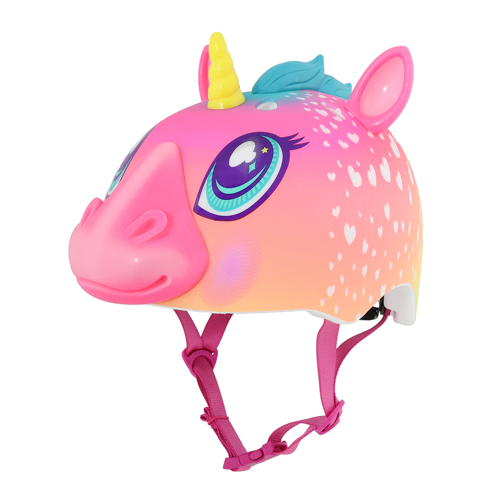 Raskullz Super Rainbow Unicorn Child Pink Helmet