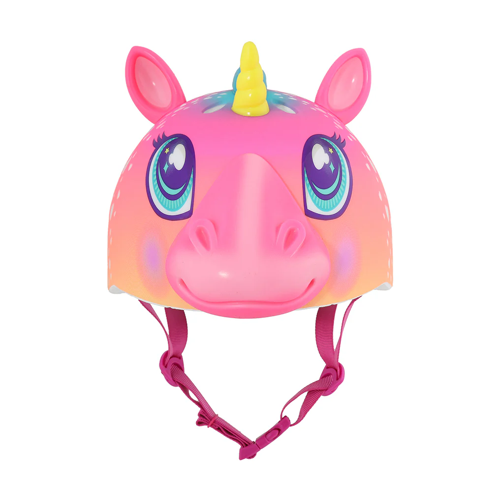 Raskullz Super Rainbow Unicorn Child Pink Helmet - Image 4