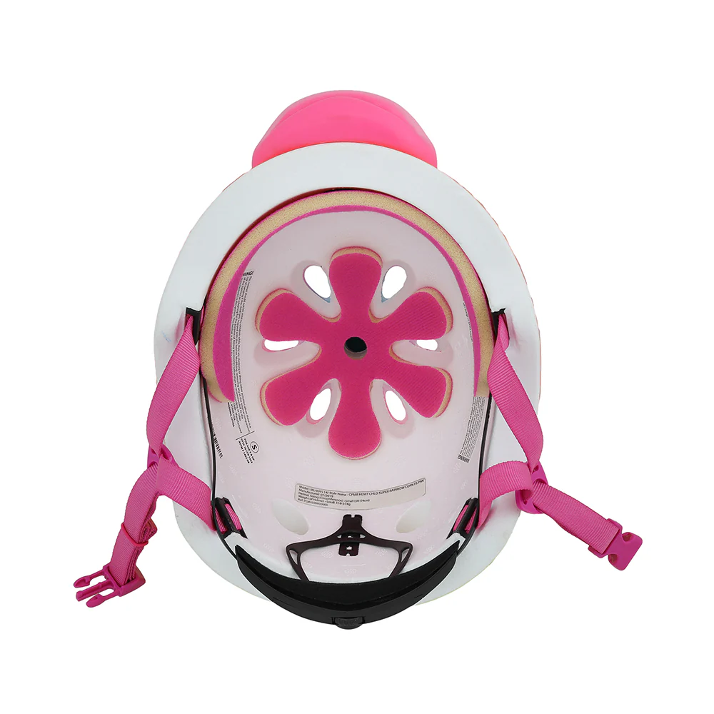 Raskullz Super Rainbow Unicorn Child Pink Helmet - Image 7