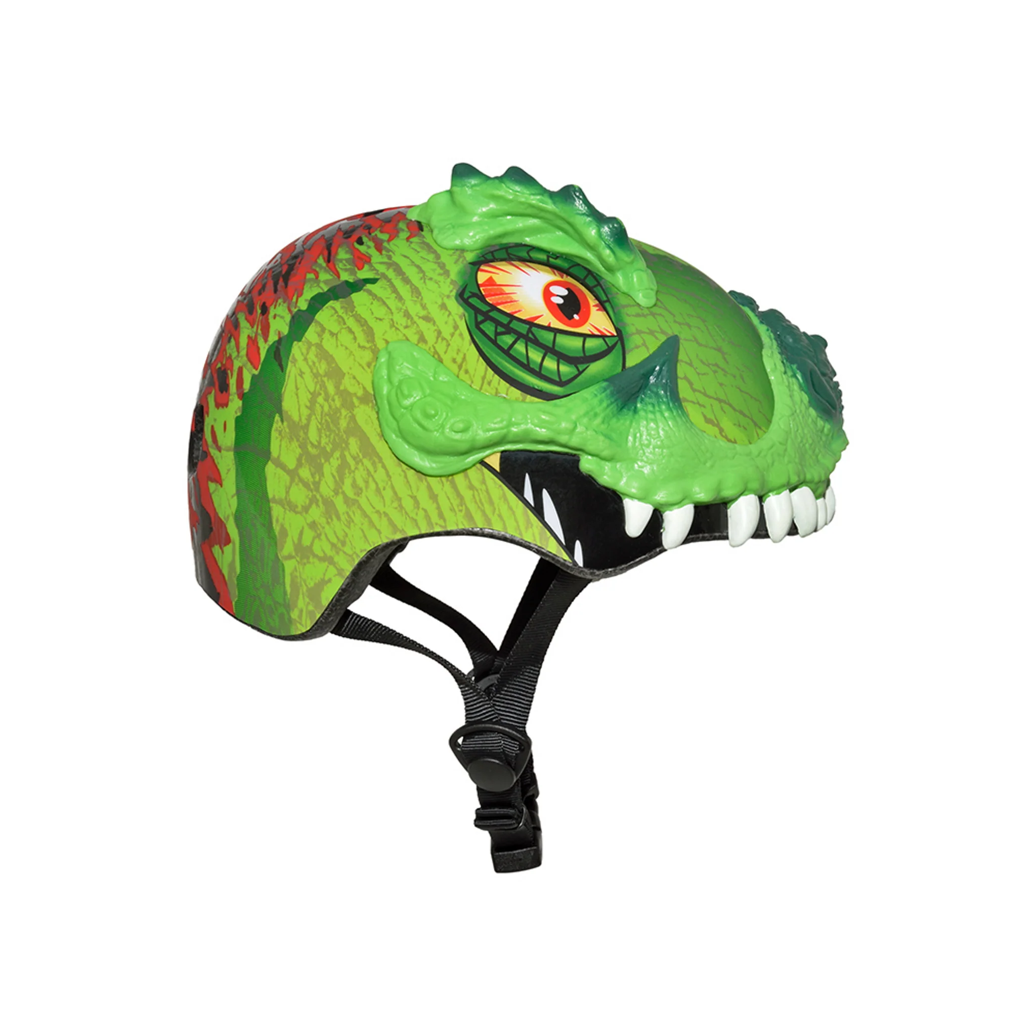Raskullz T-Rex Awesome Green Child Helmet - Image 3