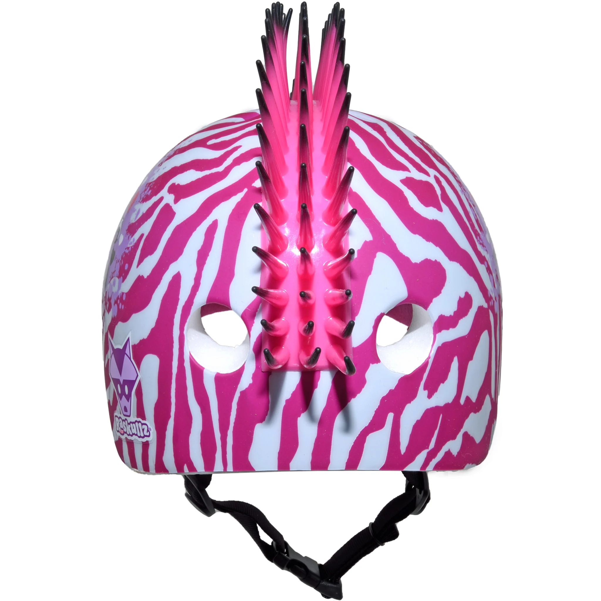 Raskullz Zebra Mohawk White Child Helmet - Image 2