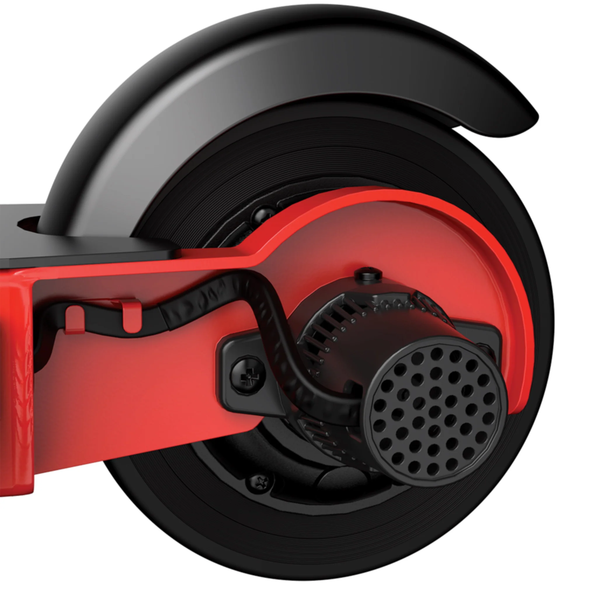 Razor PowerCore E195 Kids Electric Scooter Red/Black - Image 8