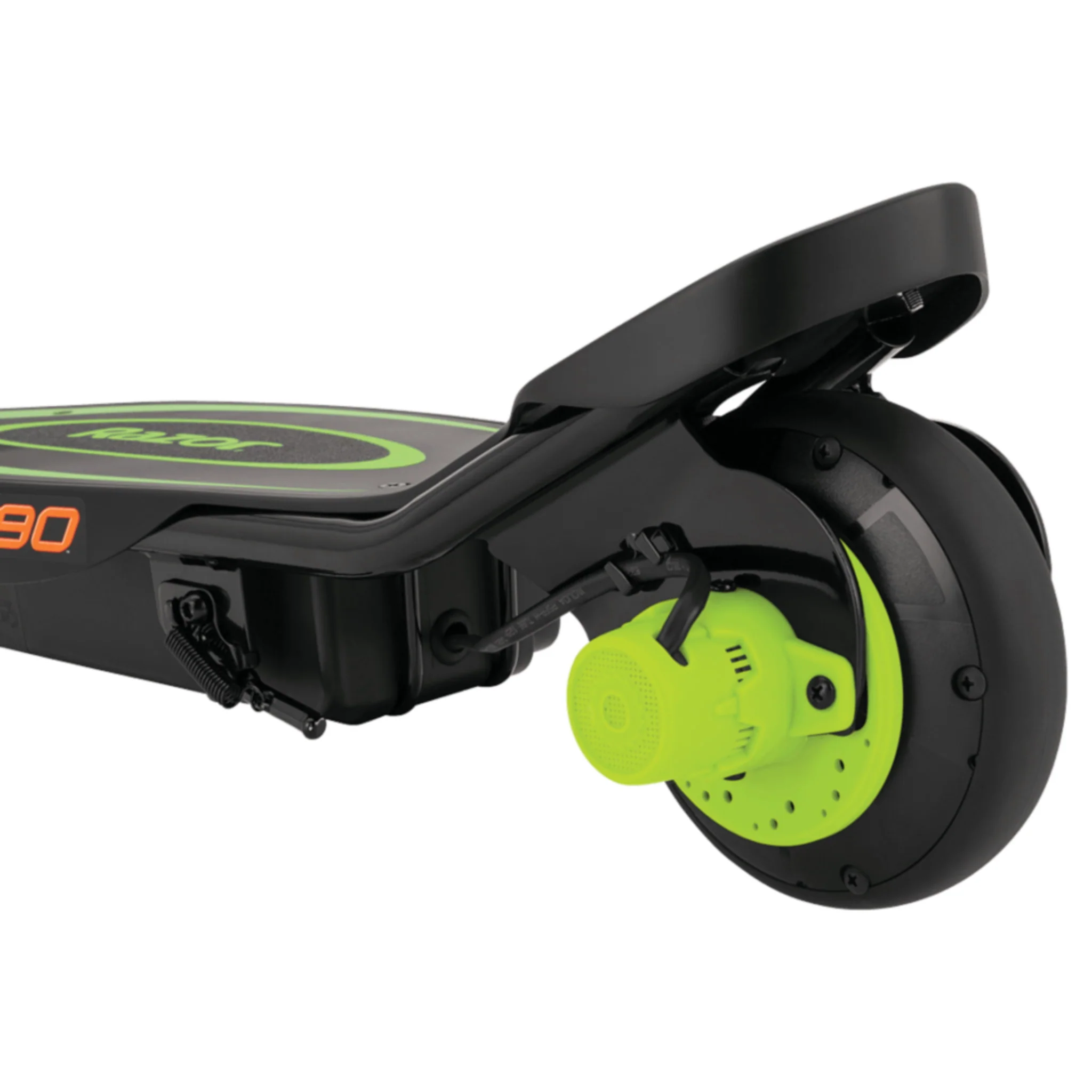 Razor PowerCore E90 Kids Electric Scooter Green - Image 4