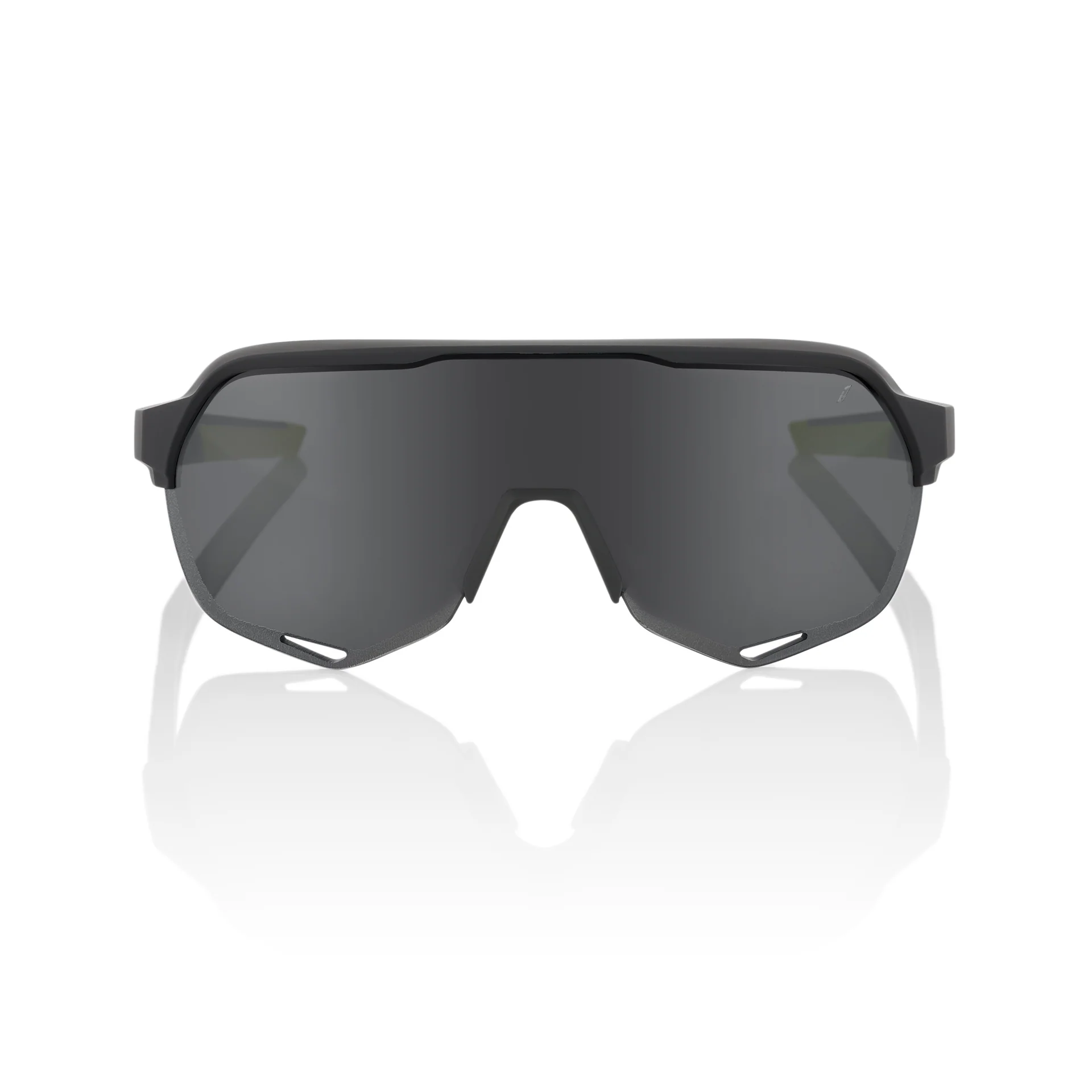 100% S2 Sunglasses Soft Tact Cool Grey with Smoke Lens - Image 2