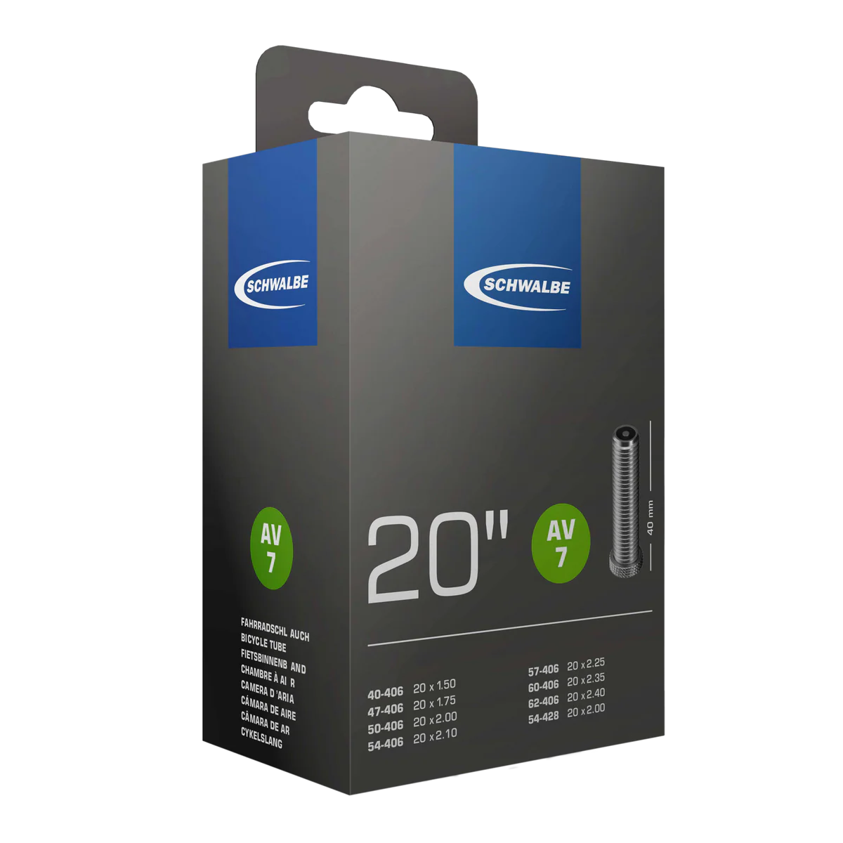 Schwalbe Tube SV15 700 x 18-28 Presta 60mm 105g