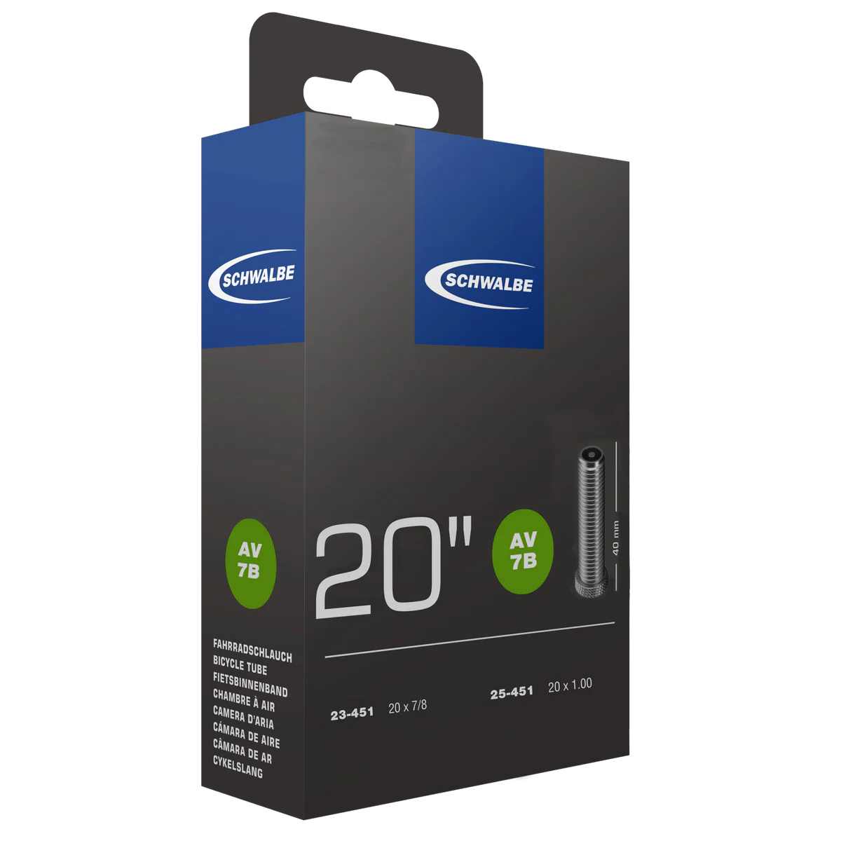Schwalbe Tube SV15 700 x 18-28 Presta 60mm 105g - Image 2