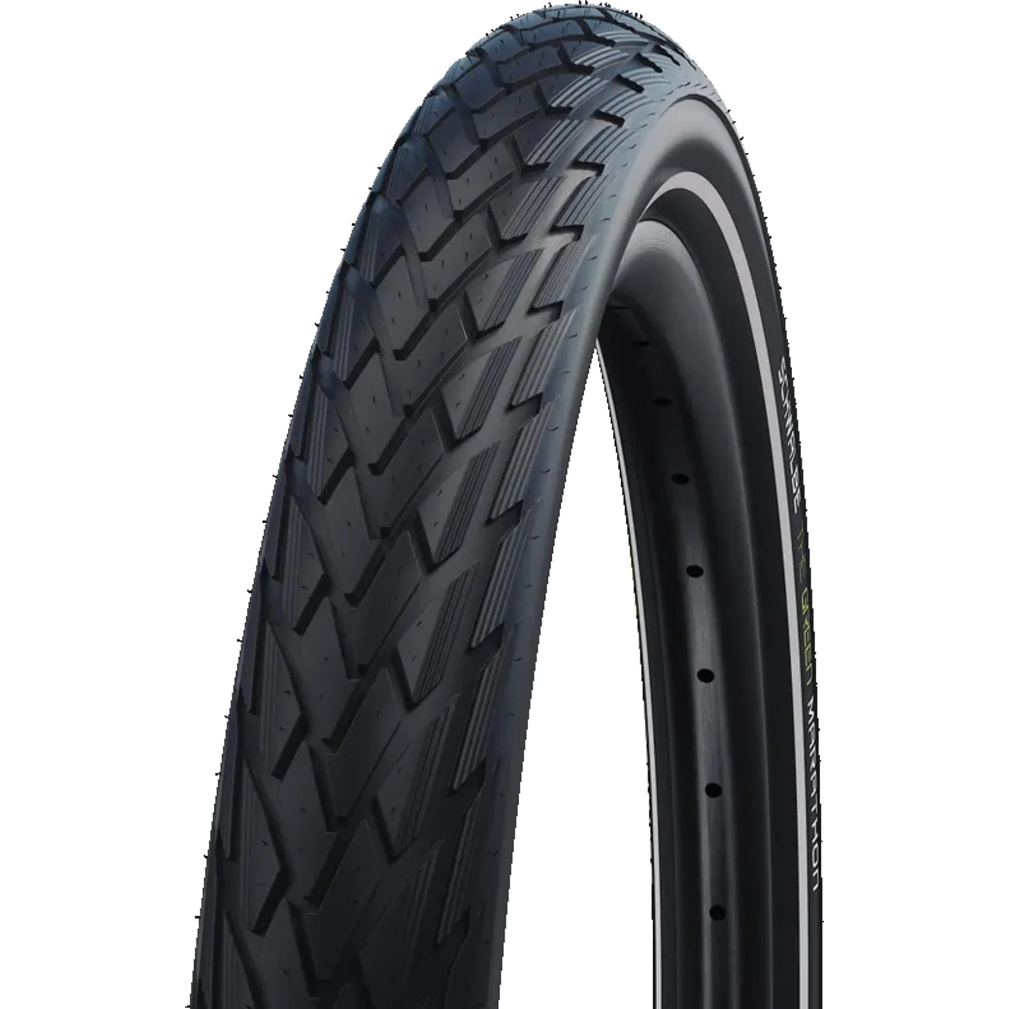 Schwalbe Green Marathon Wire Bead Hybrid Tyre 700x35c Black/Reflective