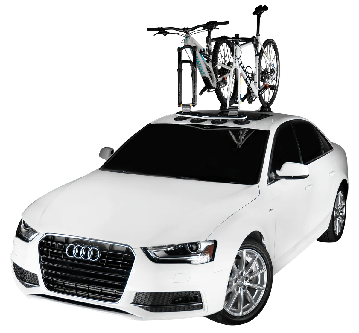 Seasucker Bike Rack Mini Bomber 2 Bike Fork Mount Rack With 2 Rear Wheel Straps - Image 2
