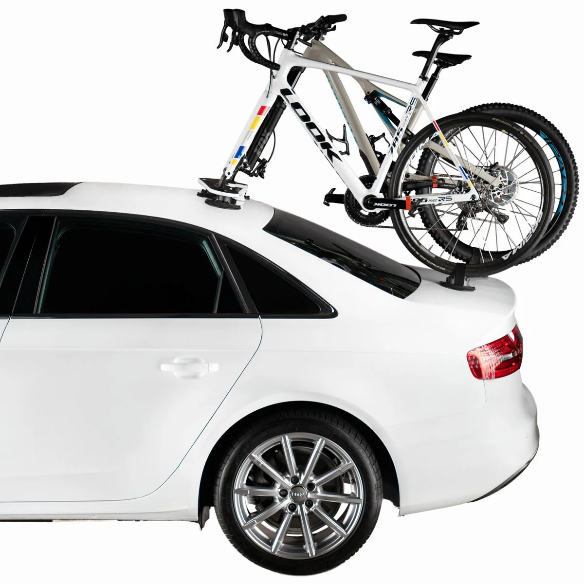 Seasucker Bike Rack Mini Bomber 2 Bike Fork Mount Rack With 2 Rear Wheel Straps - Image 5