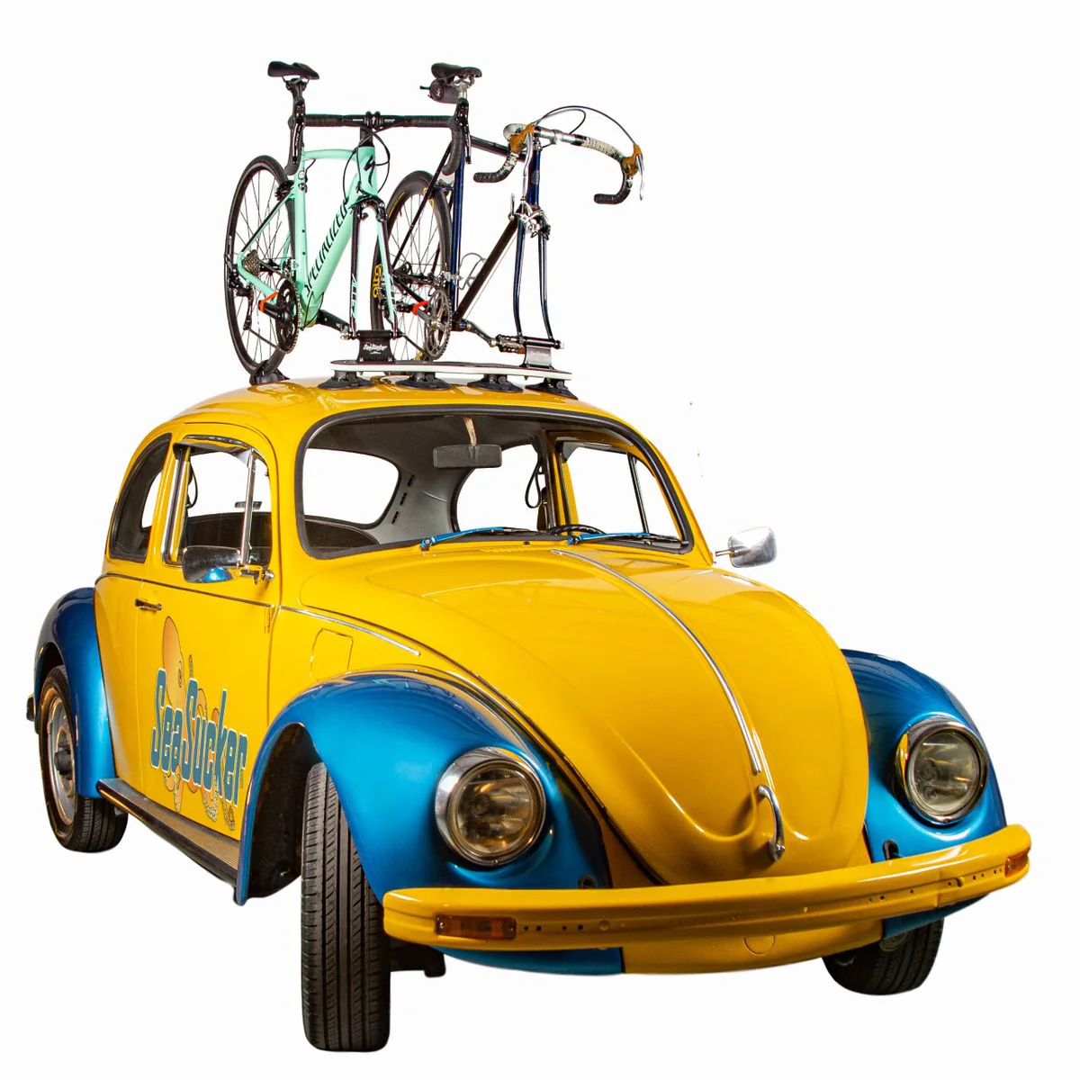 Seasucker Bike Rack Mini Bomber 2 Bike Fork Mount Rack With 2 Rear Wheel Straps - Image 6