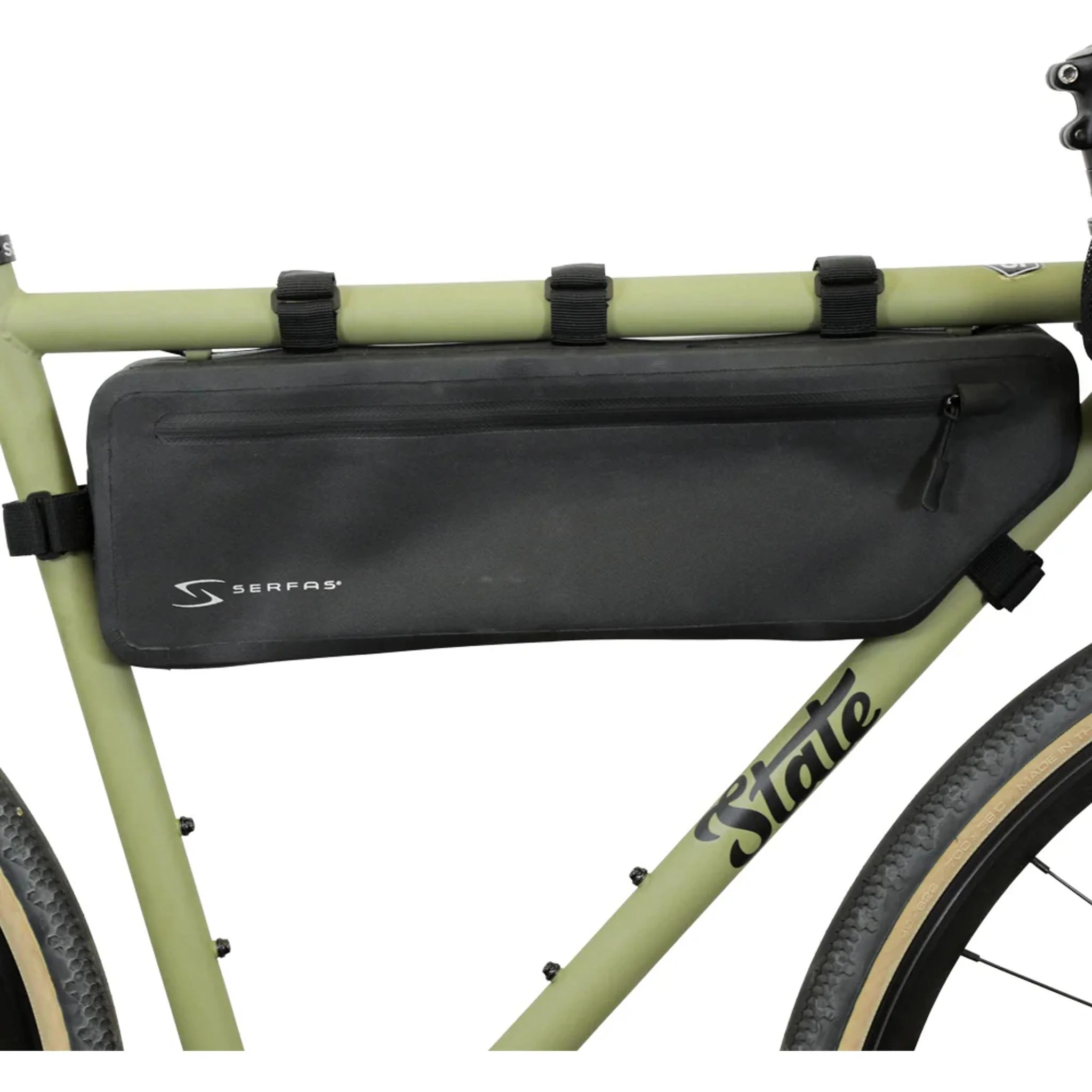 Serfas Waterproof Half-Frame Bag 2L Black - Image 4