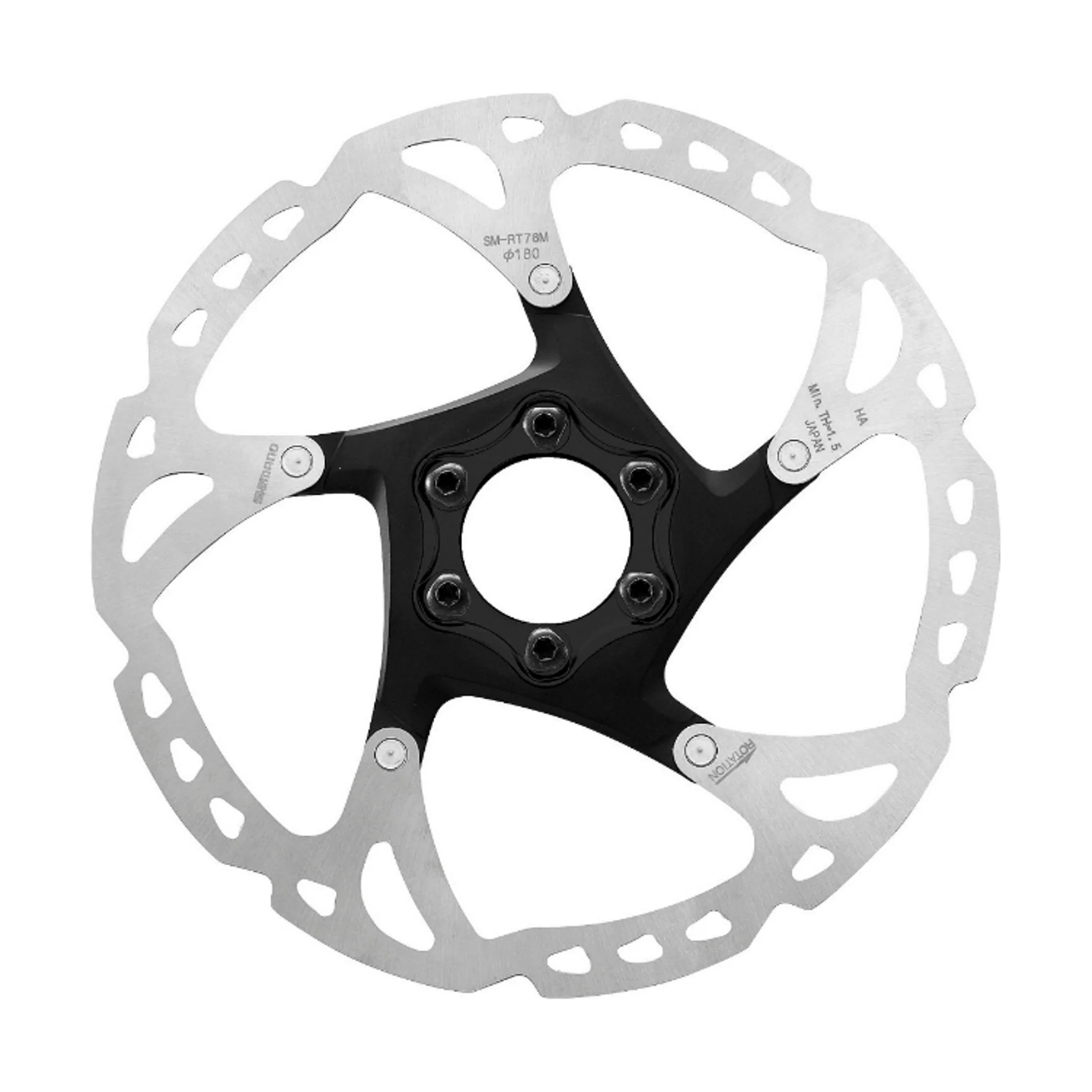 Shimano SM-RT76 Disc Brake Rotor MTB XT 180mm 6-bolt