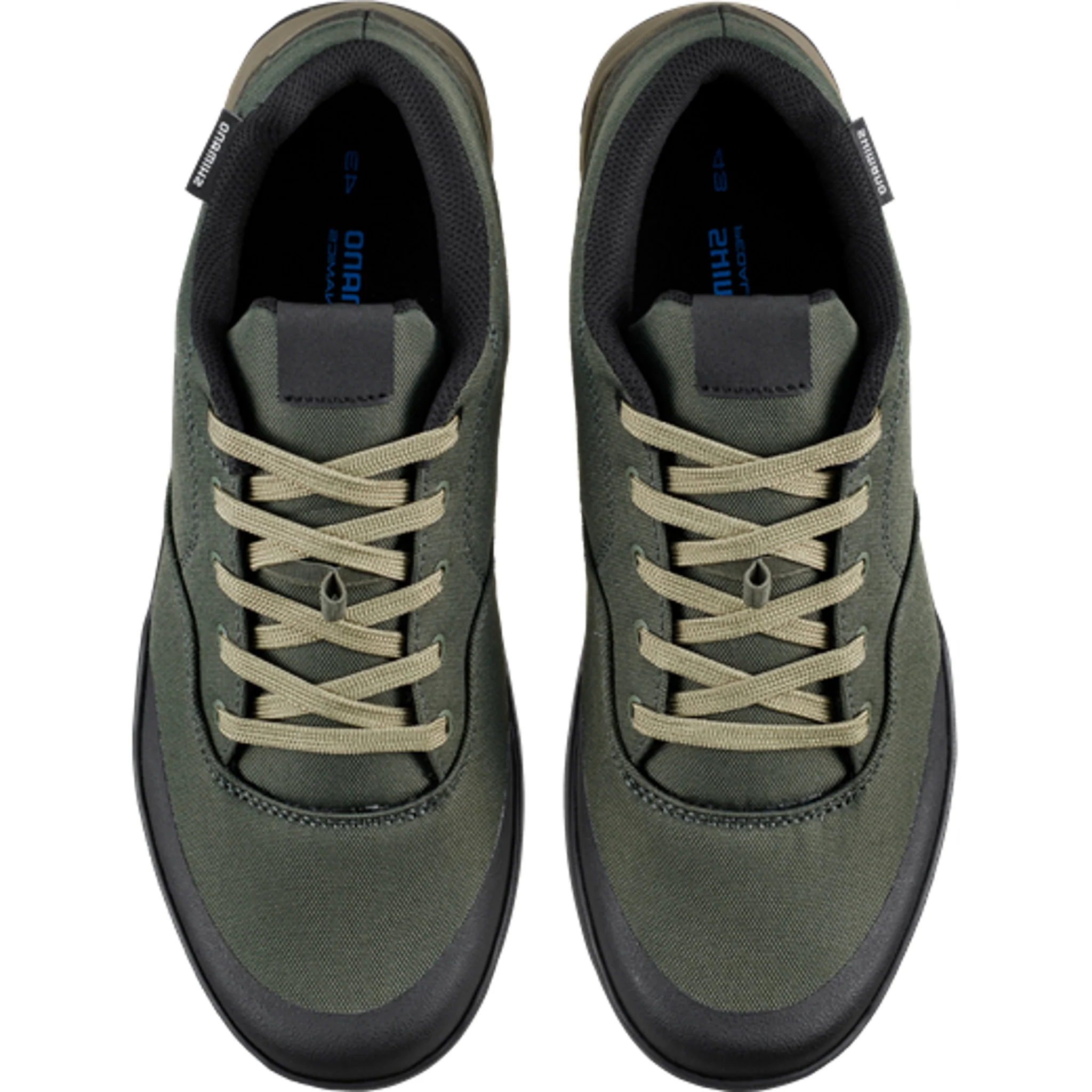 Shimano GF400 Flat Mountain Bike Shoe Olive - Image 2