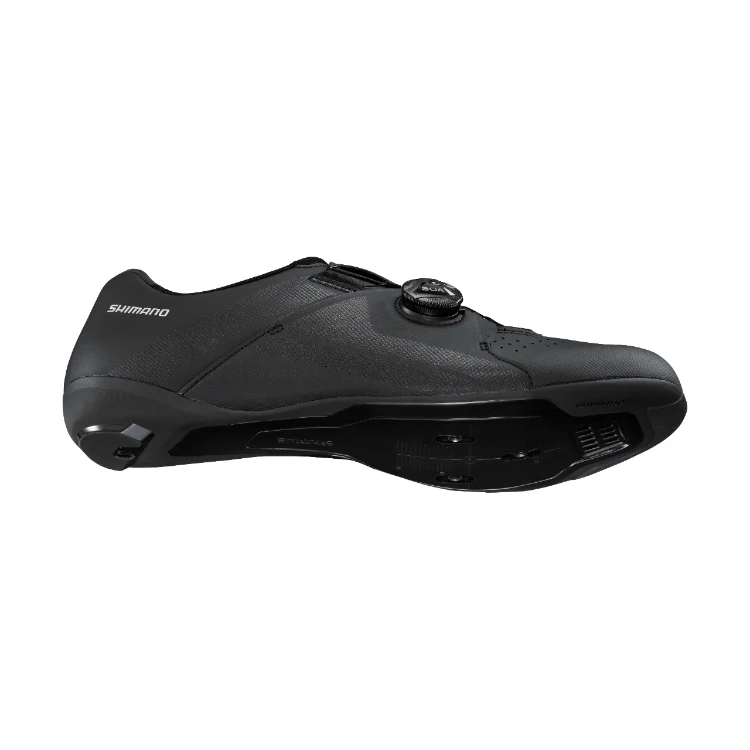 Shimano RC300 E-Wide Road Shoes Black - Image 4