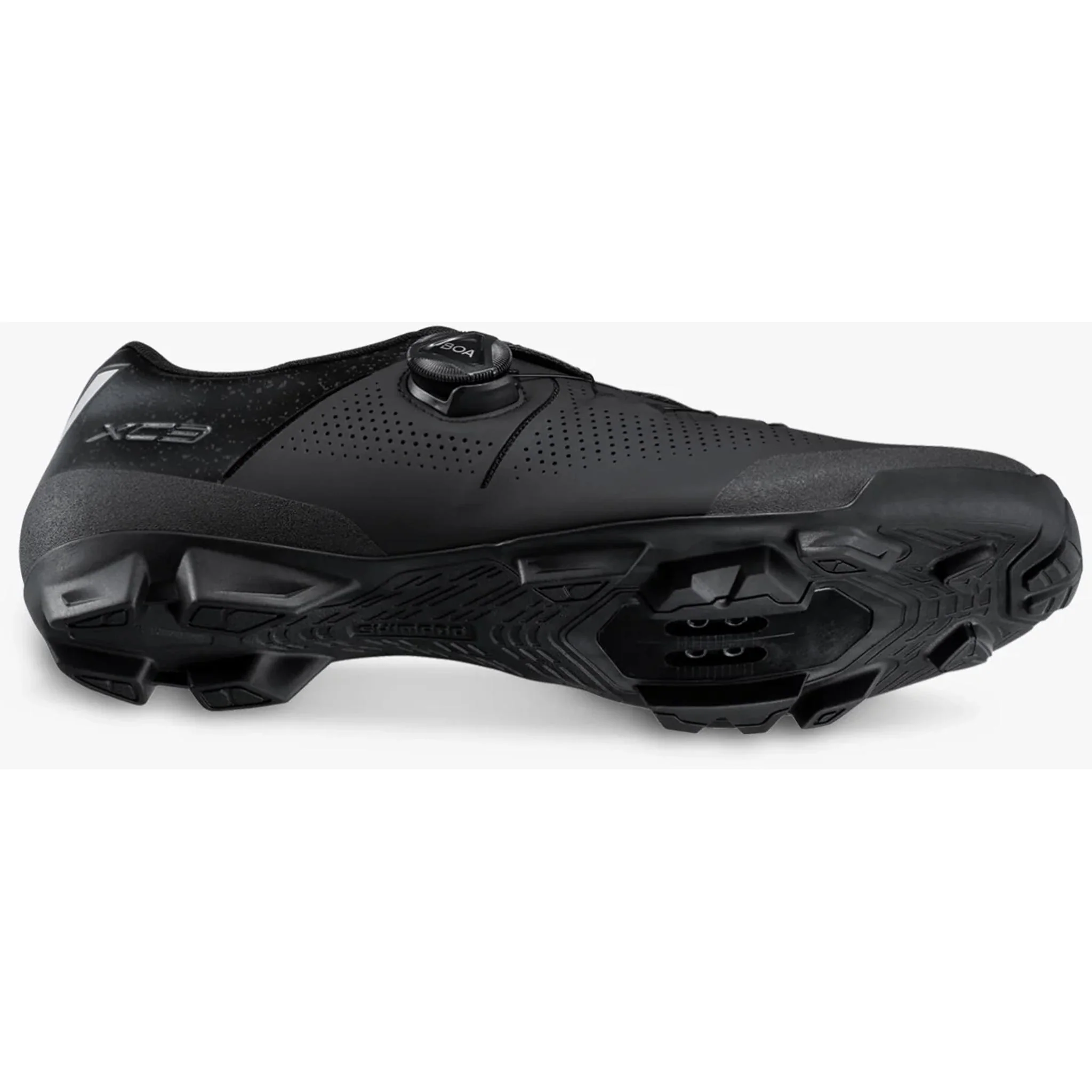 Shimano XC302 Wide Mens MTB Shoes Black 2025 - Image 4
