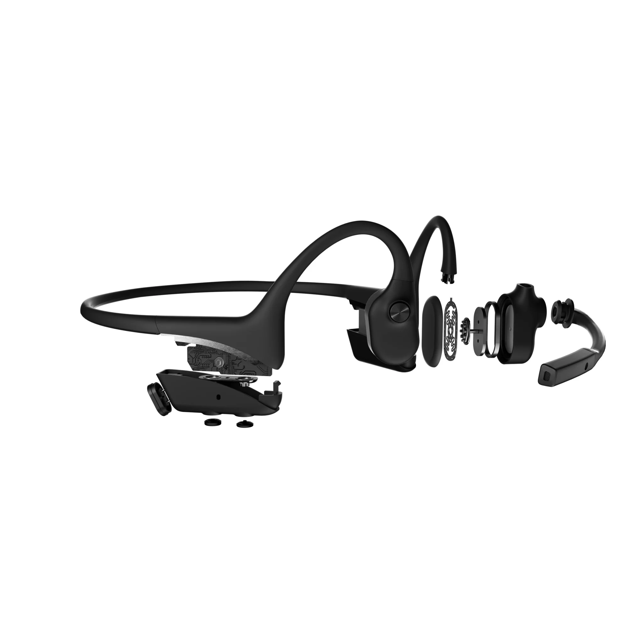 Shokz OpenComm Bone Conduction Bluetooth Headphones Black - Image 10