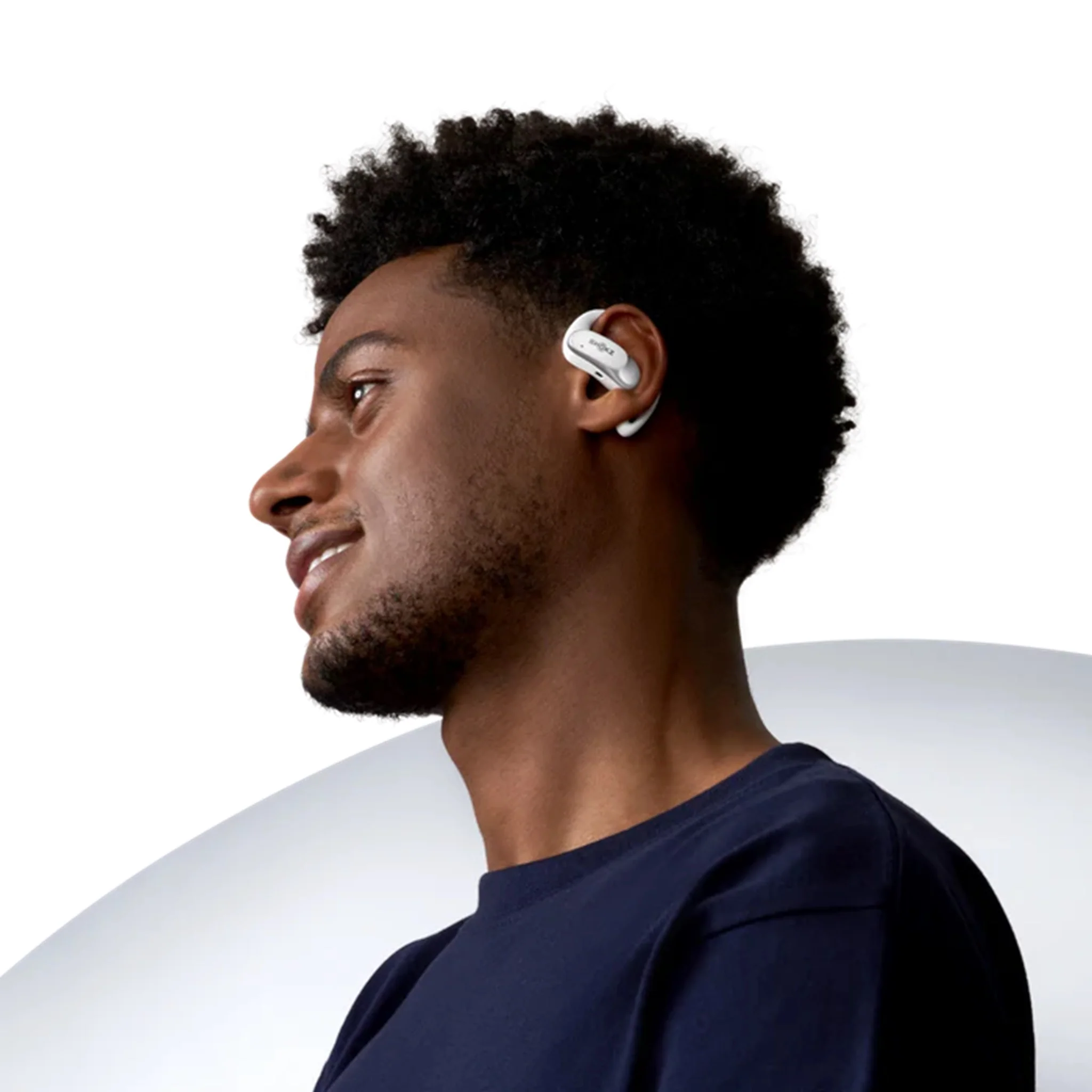 SHOKZ OpenFit AIR True Wireless Earbuds White - Image 2