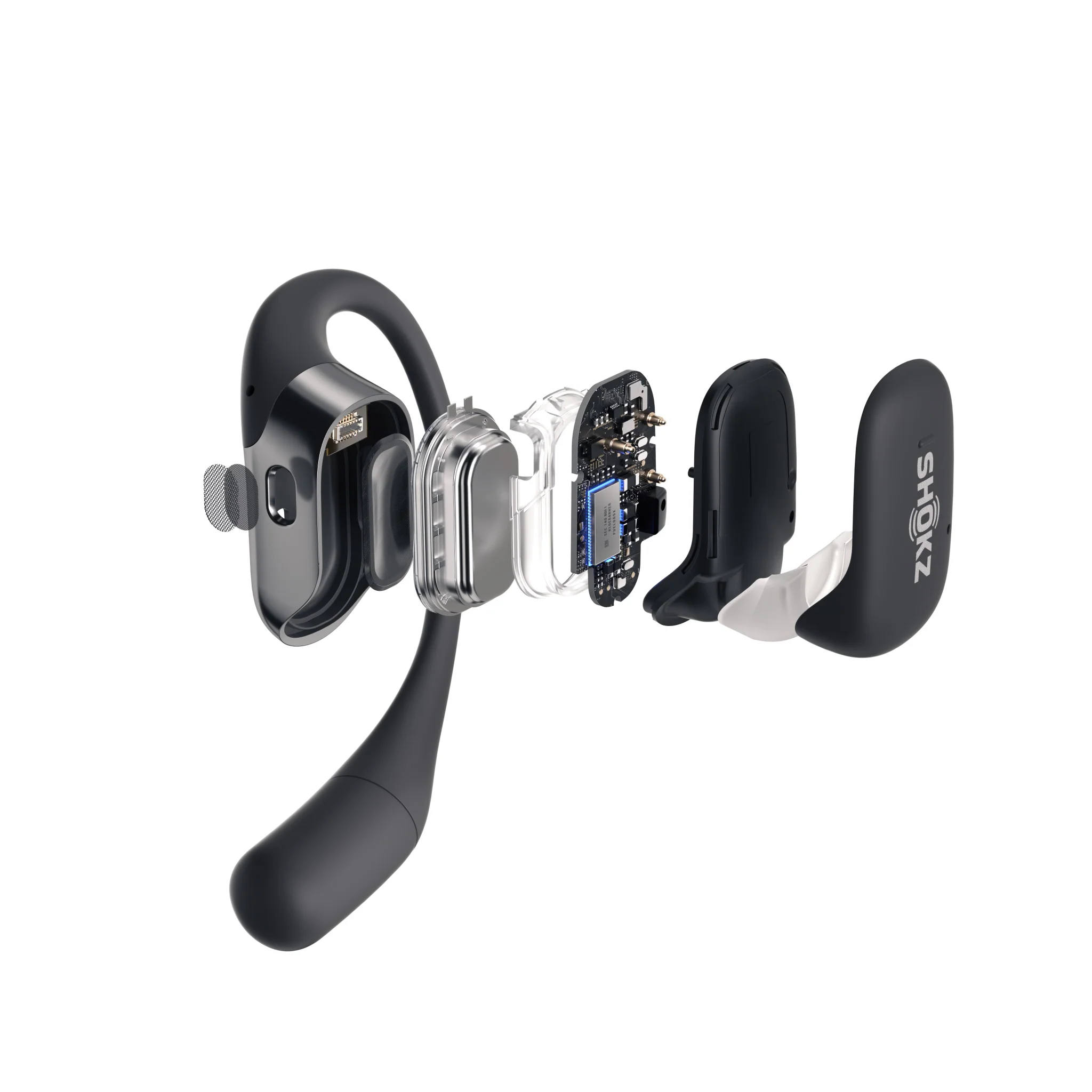 Shokz OpenFit True Wireless Bluetooth Headphones Black - Image 12