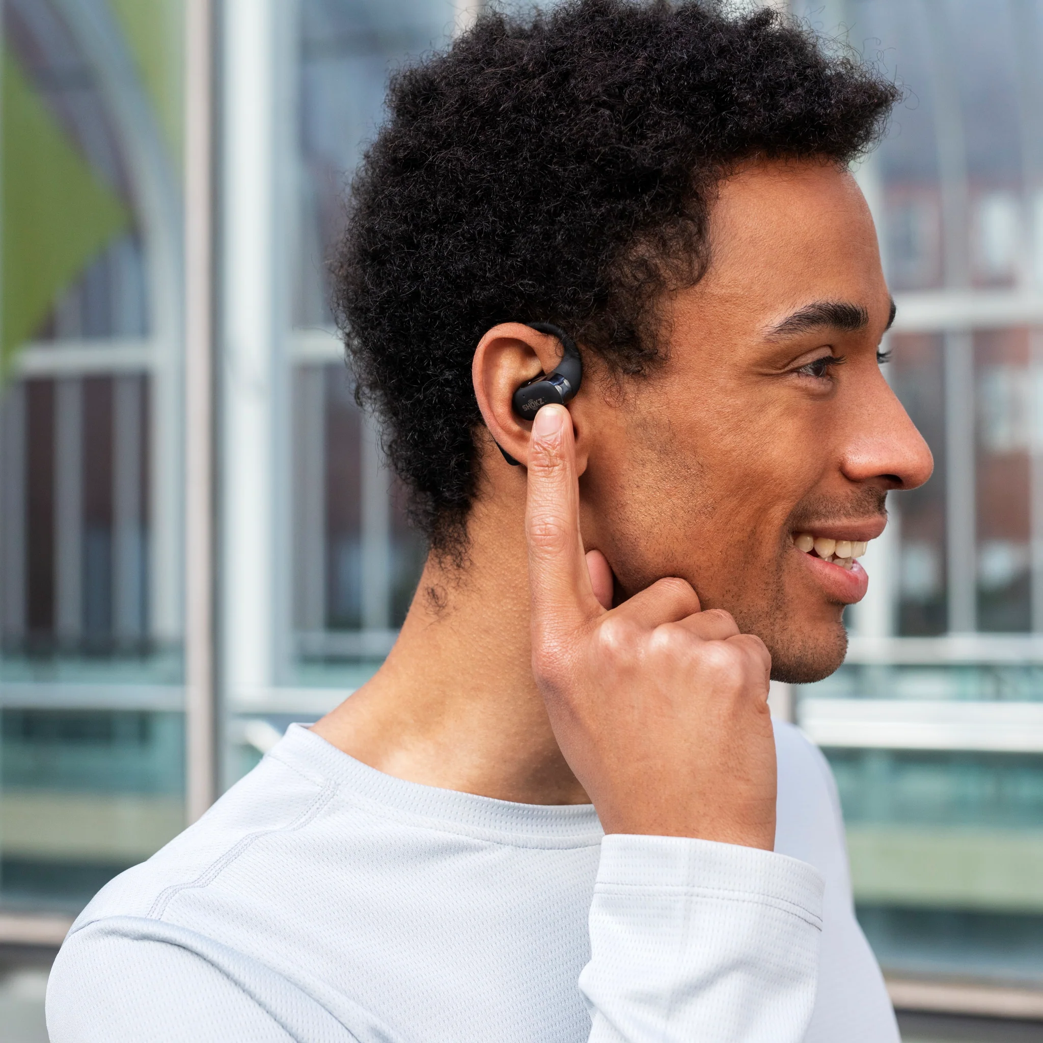 Shokz OpenFit True Wireless Bluetooth Headphones Black - Image 9
