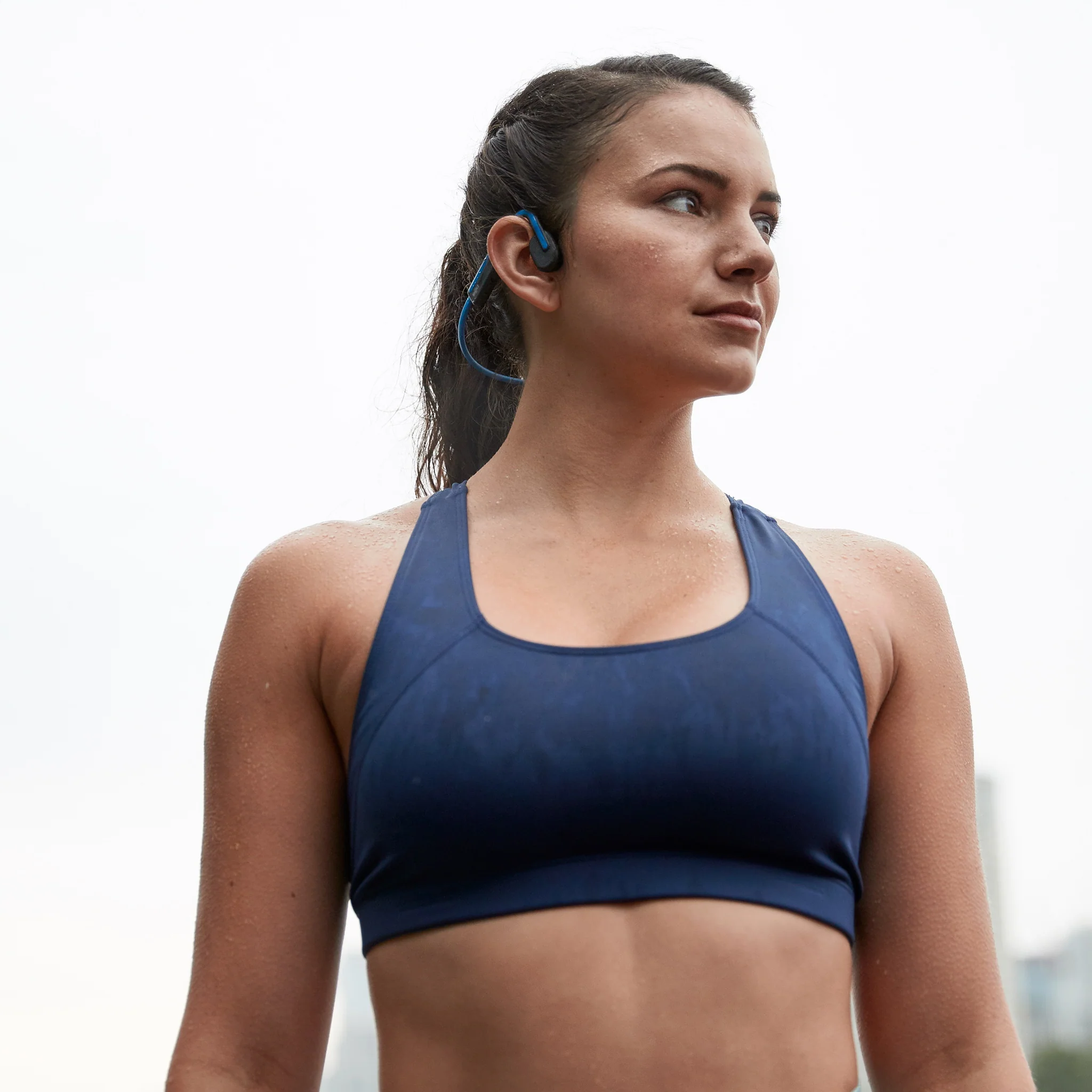 Shokz OpenMove Bone Conduction Bluetooth Headphones Blue - Image 6