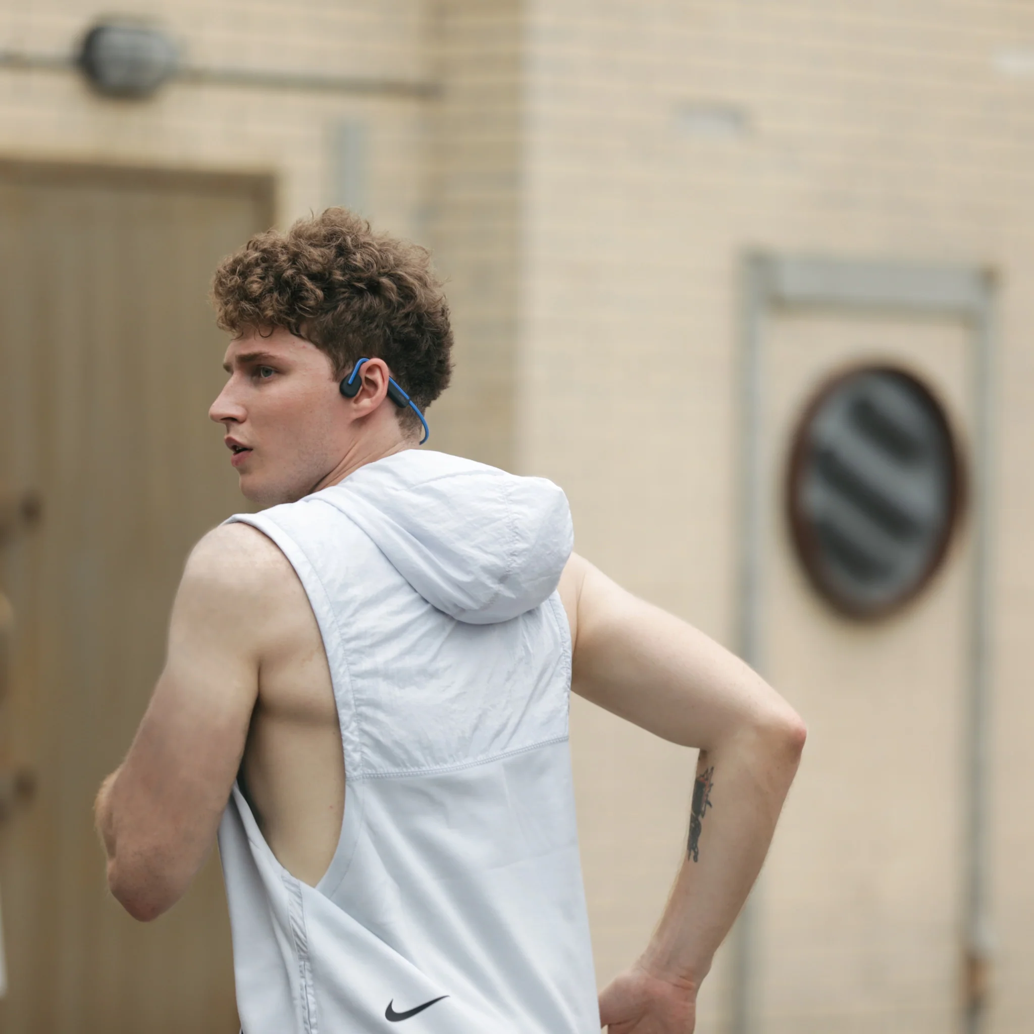 Shokz OpenMove Bone Conduction Bluetooth Headphones Blue - Image 8