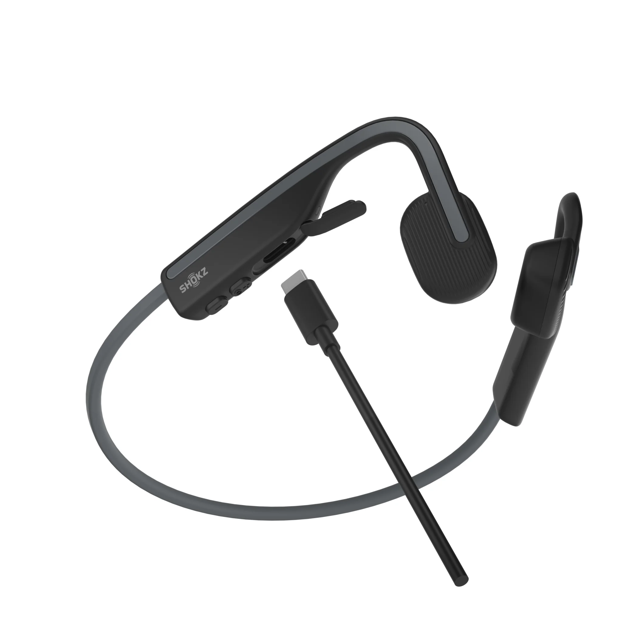 Shokz OpenMove Bone Conduction Bluetooth Headphones Grey - Image 15