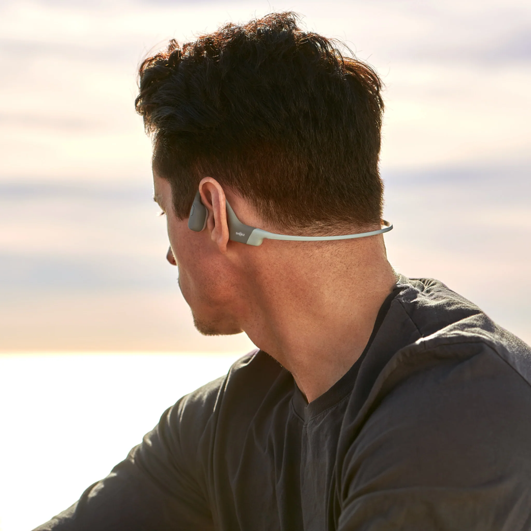 Shokz OpenRun Bone Conduction Bluetooth Headphones Grey - Image 14