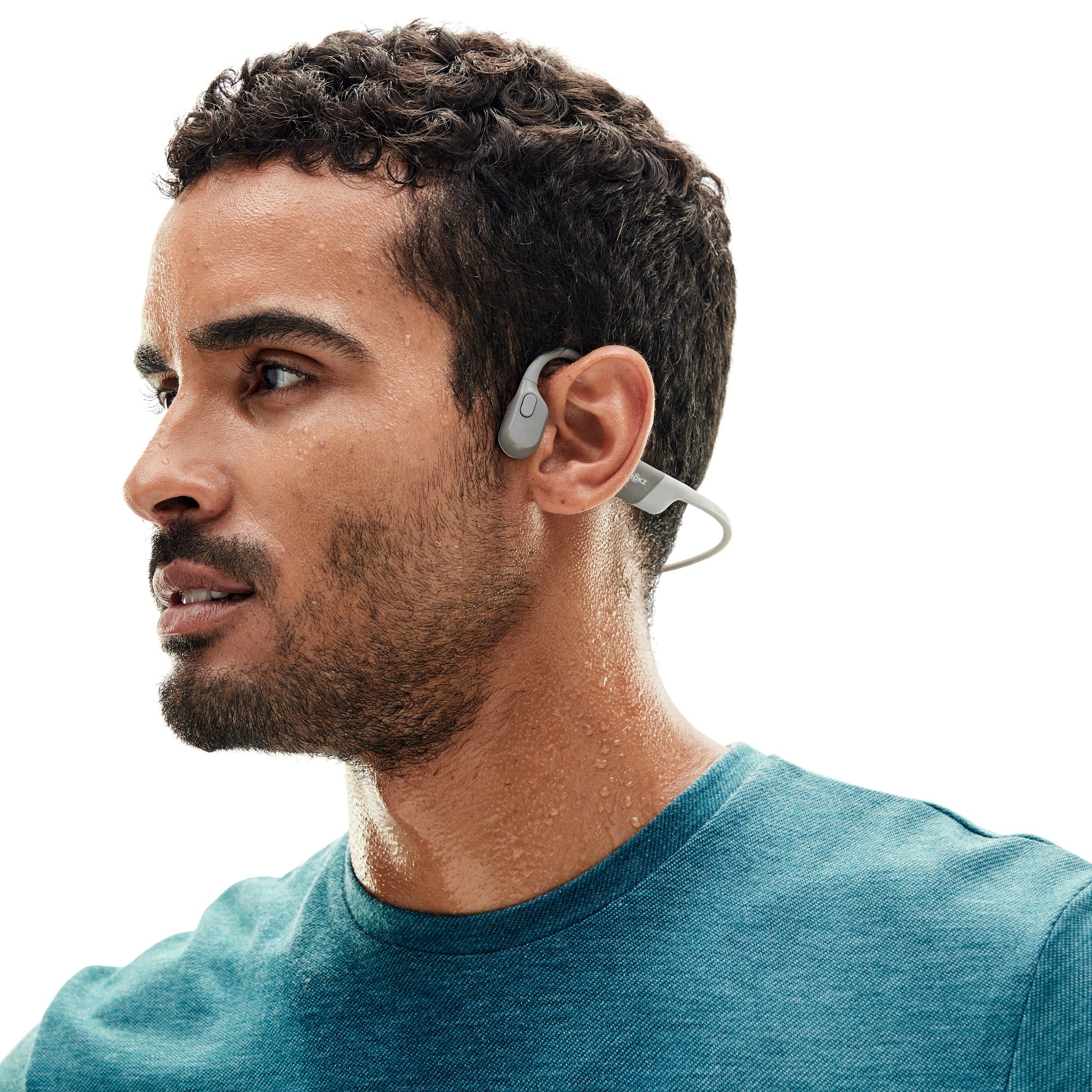 Shokz OpenRun Bone Conduction Bluetooth Headphones Grey - Image 19