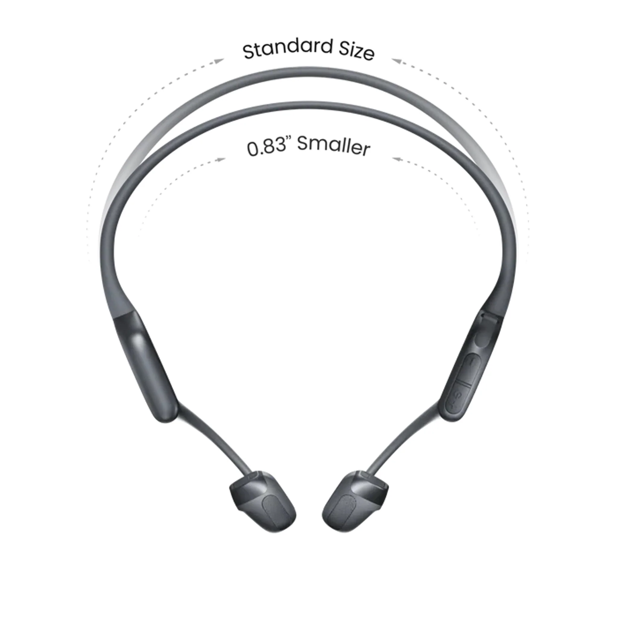 Shokz OpenRun Pro 2 Mini Bone Conduction Bluetooth Headphones Black - Image 3