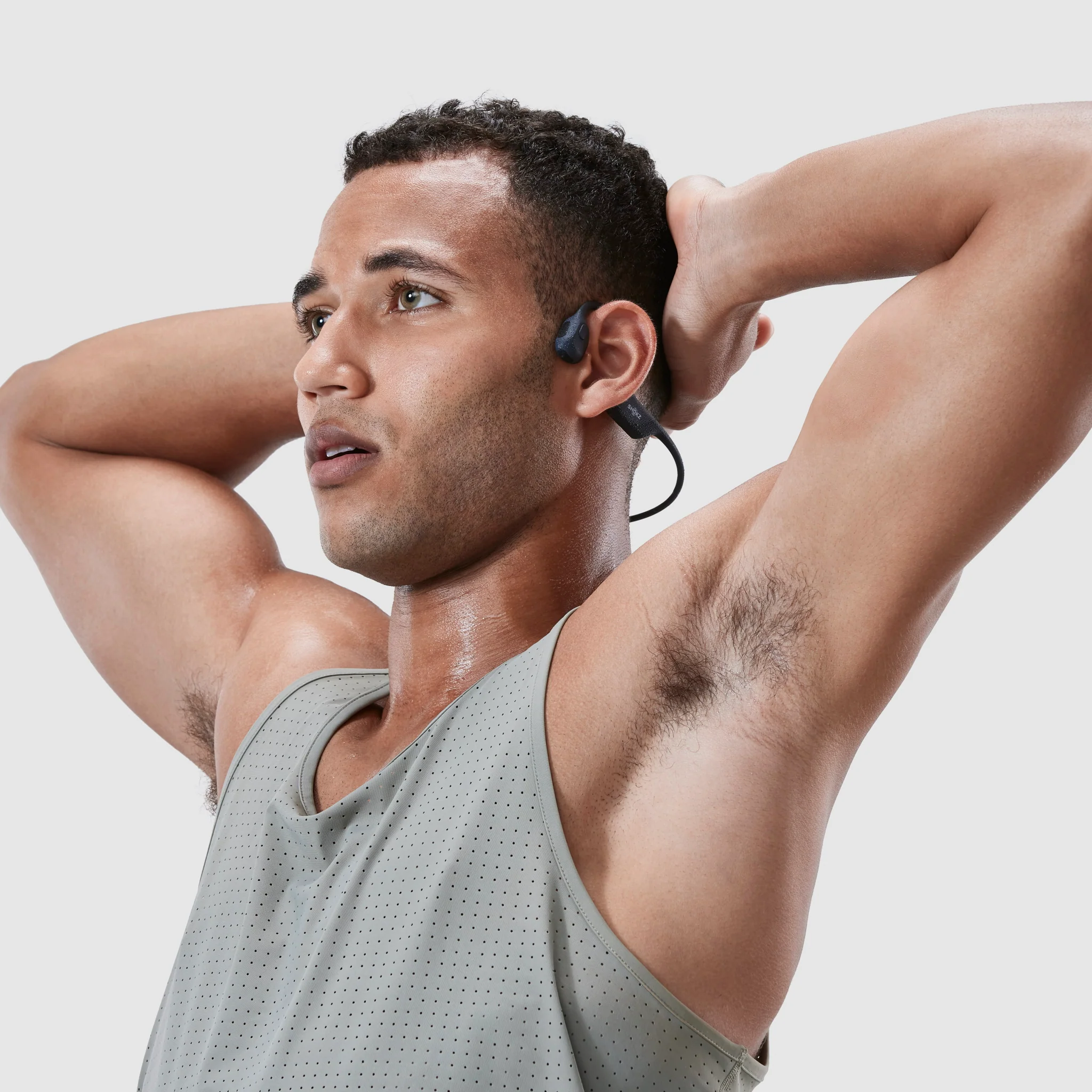 Shokz OpenRun PRO Bone Conduction Bluetooth Headphones Black - Image 2