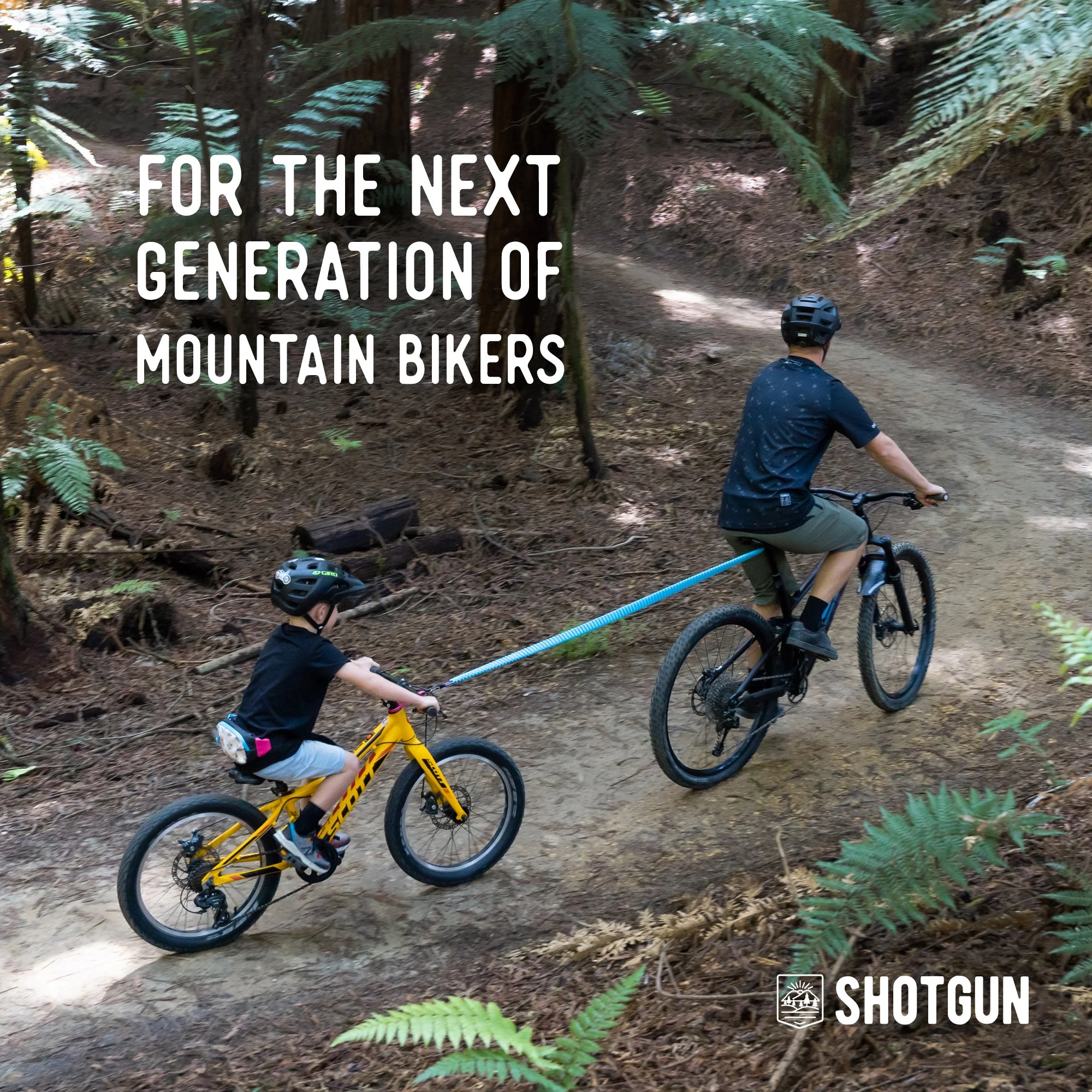 Shotgun Kids MTB Tow Rope & Hip Pack Combo - Image 2