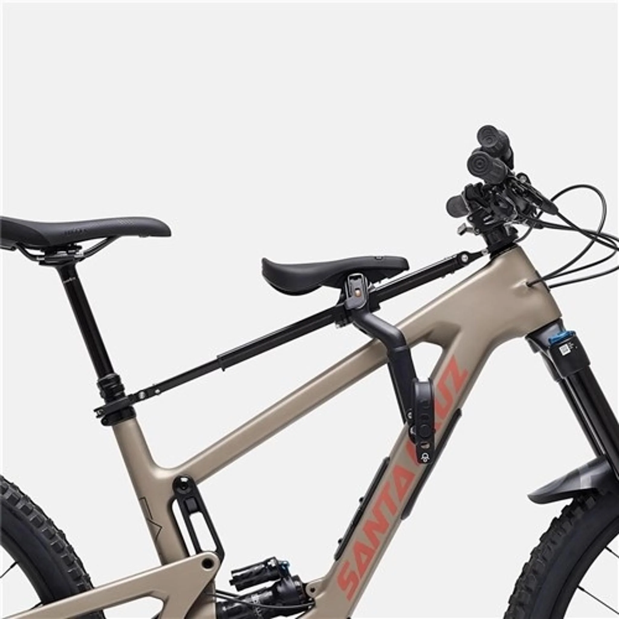 Shotgun Pro Evo Child Seat and Handlebar Combo Black - Image 3