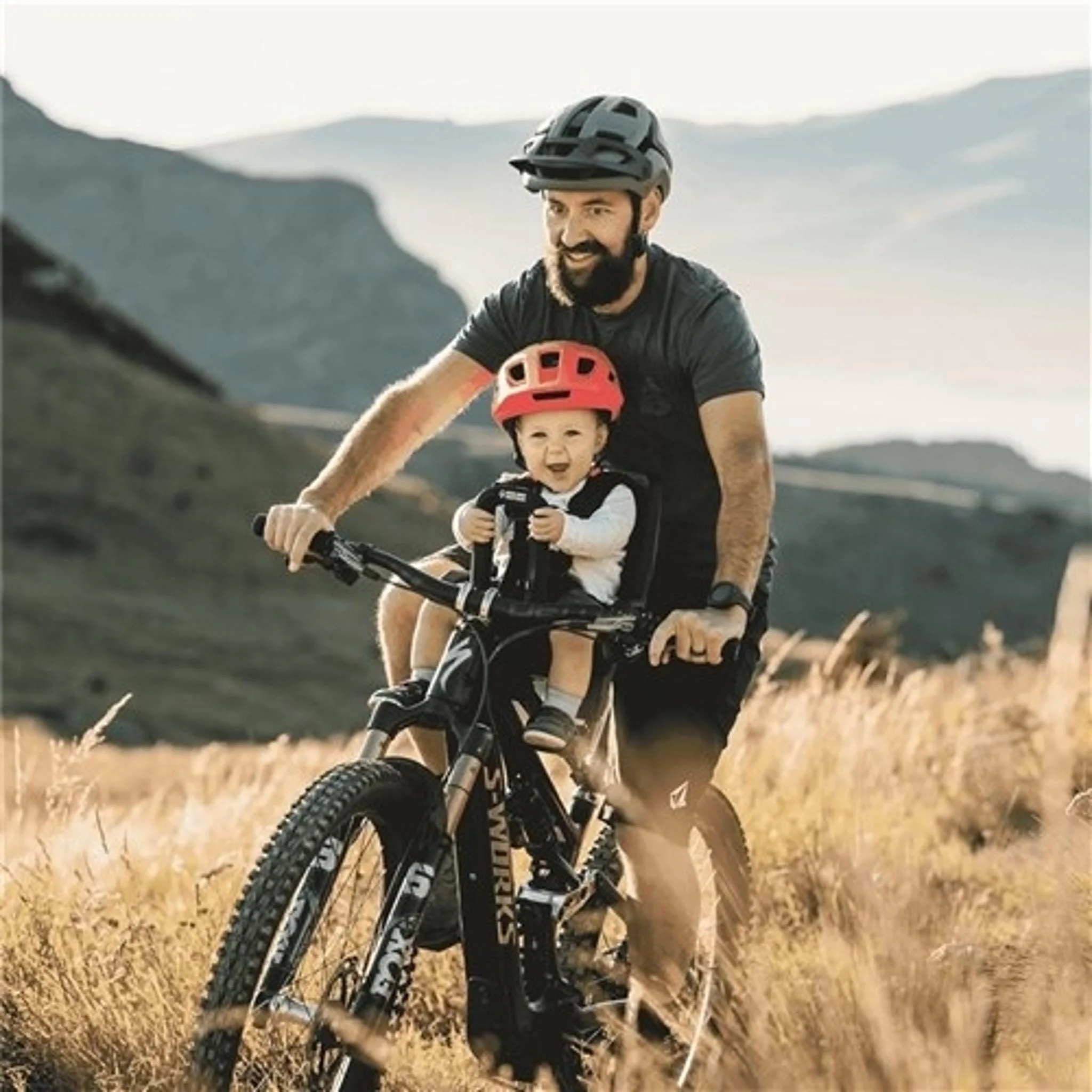 Shotgun Pro Evo Child Seat and Handlebar Combo Black - Image 4