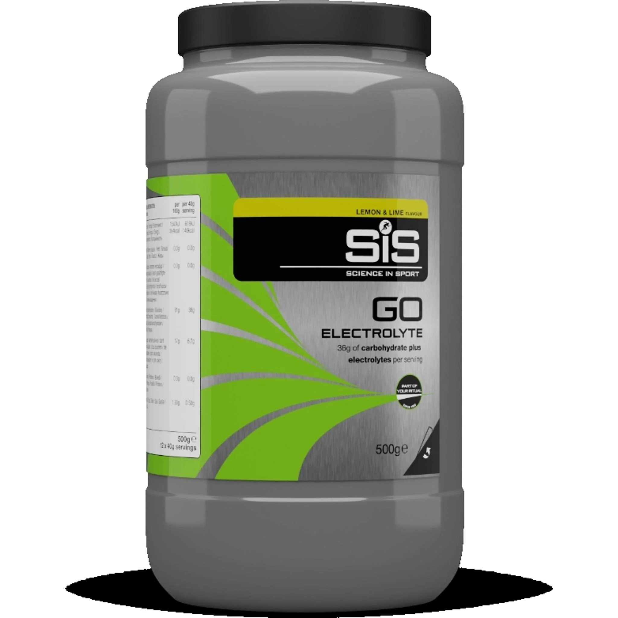 SIS Go Electrolyte Powder 500g Tub Lemon & Lime