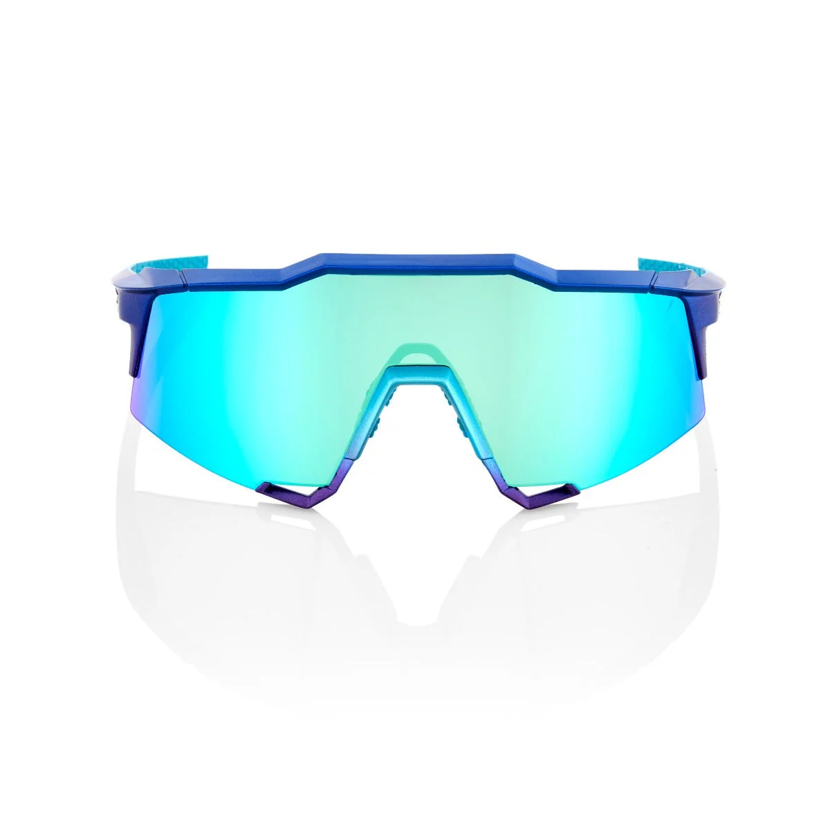 100% Speedcraft Sunglasses Metallic Blue Topaz - Image 2
