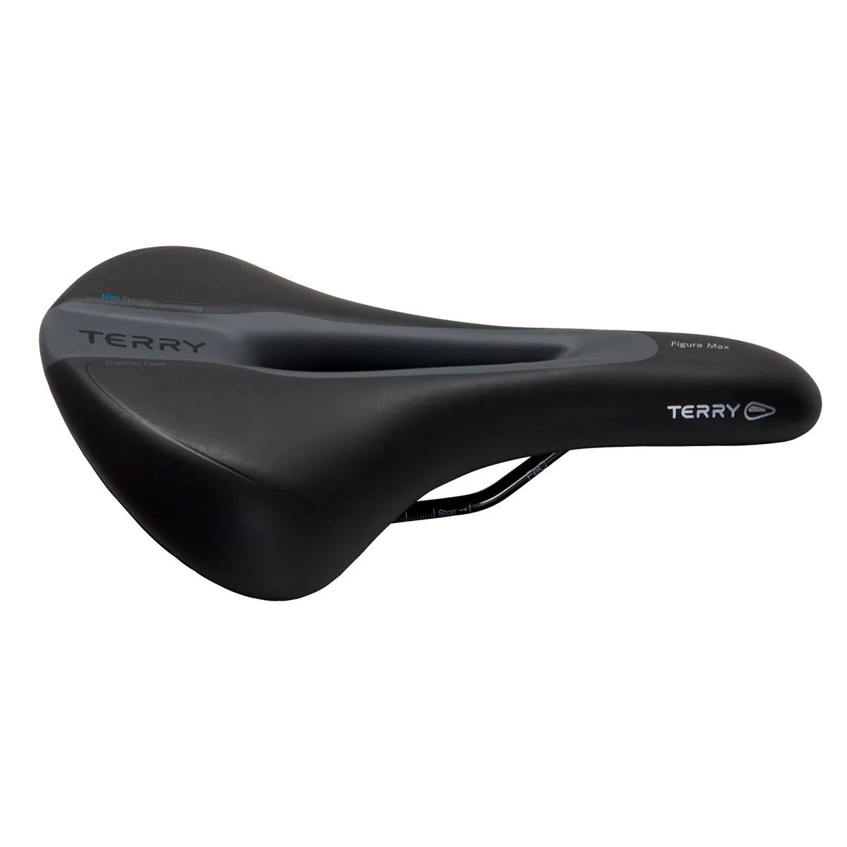 Terry Saddle Figura Max Men's Black Fitness - Image 2