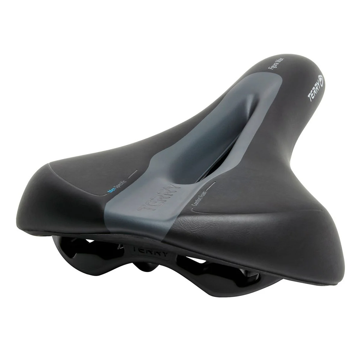 Terry Saddle Figura Max Men's Black Fitness - Image 3
