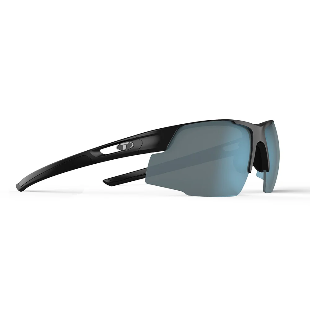 Tifosi Centus Sports Sunglasses Gloss Black/Smoke Bright Blue - Image 3