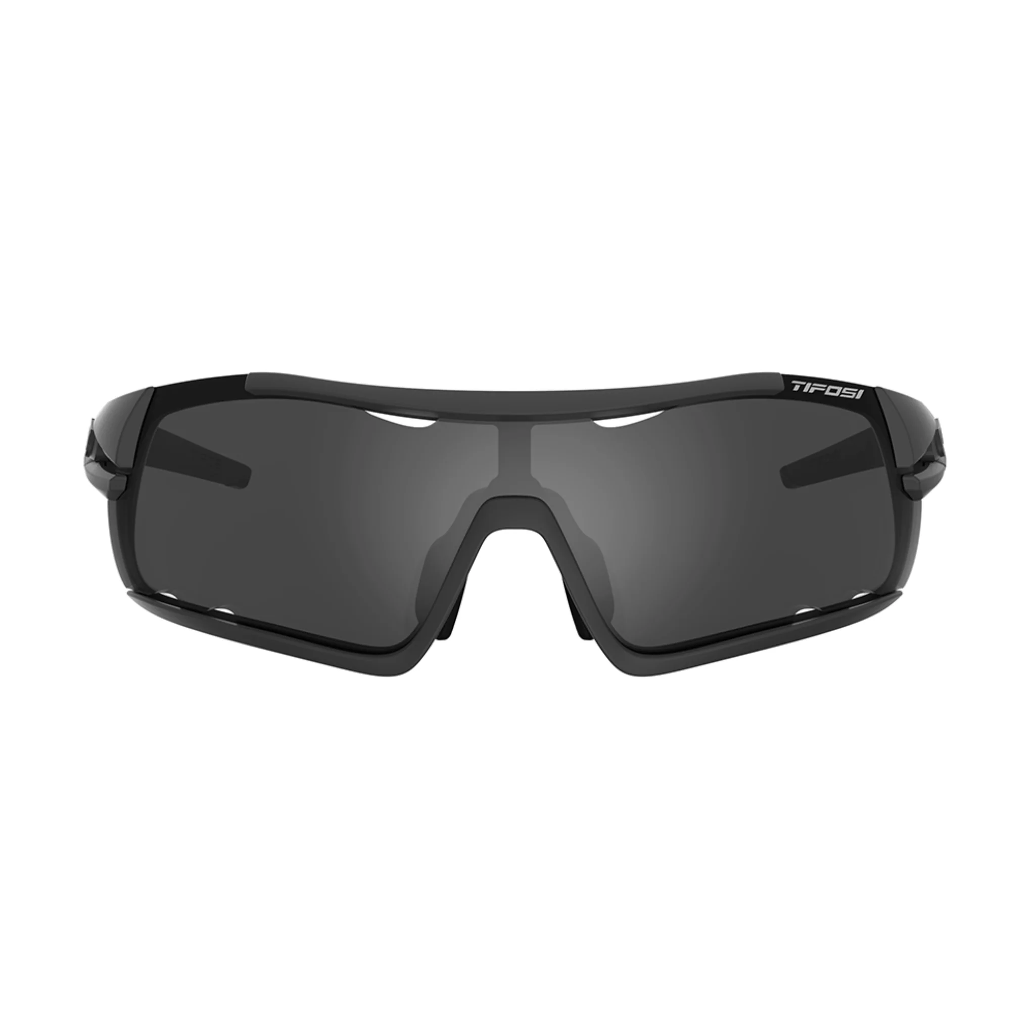 Tifosi Davos Cycling Sunglasses Matt Black/Smoke/AC Red/Clear Lens - Image 2