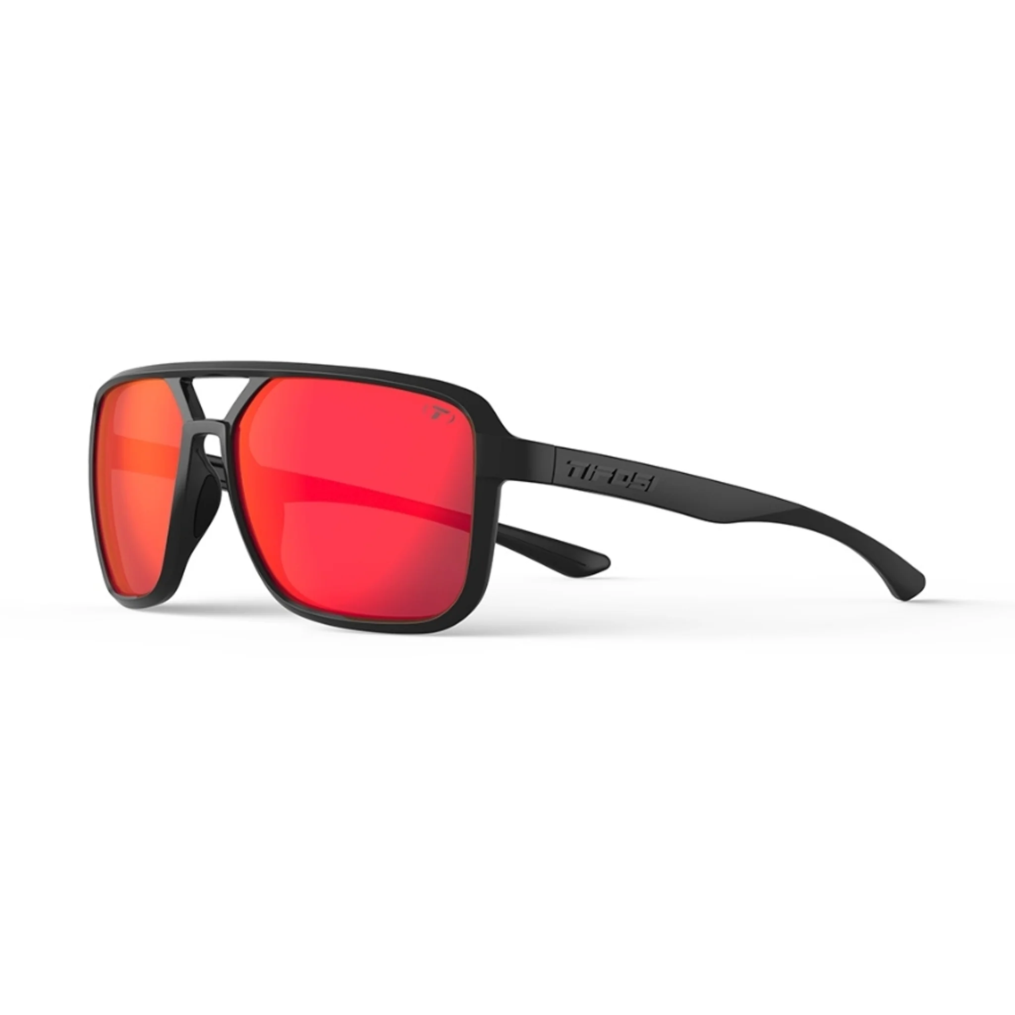Tifosi Salto Sunglasses Blackout With Smoke Red Mirror Lens - Image 4