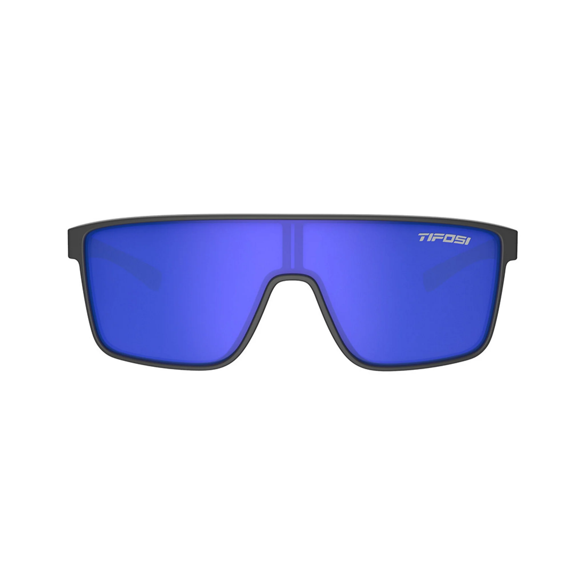 Tifosi Sanctum Sunglasses Matte Gunmetal with Cobalt Blue Mirror Lens - Image 2