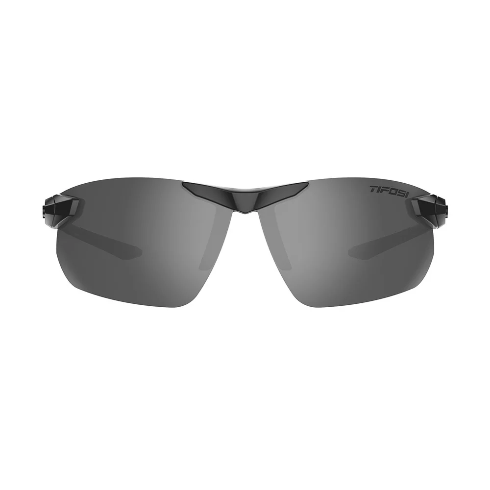 Tifosi Seek FC 2.0 Frameless Polarised Sunglasses BlackOut/Smoke - Image 2