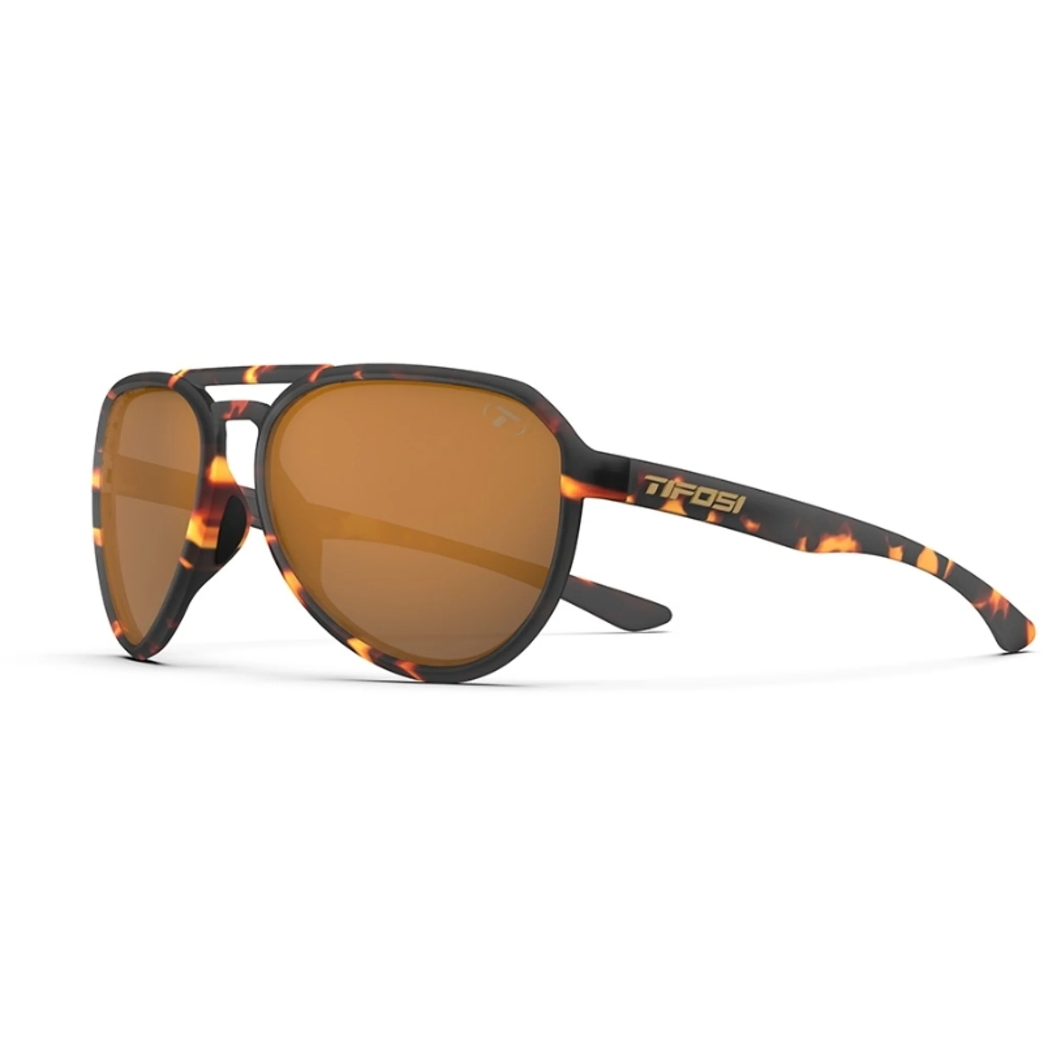 Tifosi Selca Sunglasses Matte Tortoise With Brown Lens - Image 4