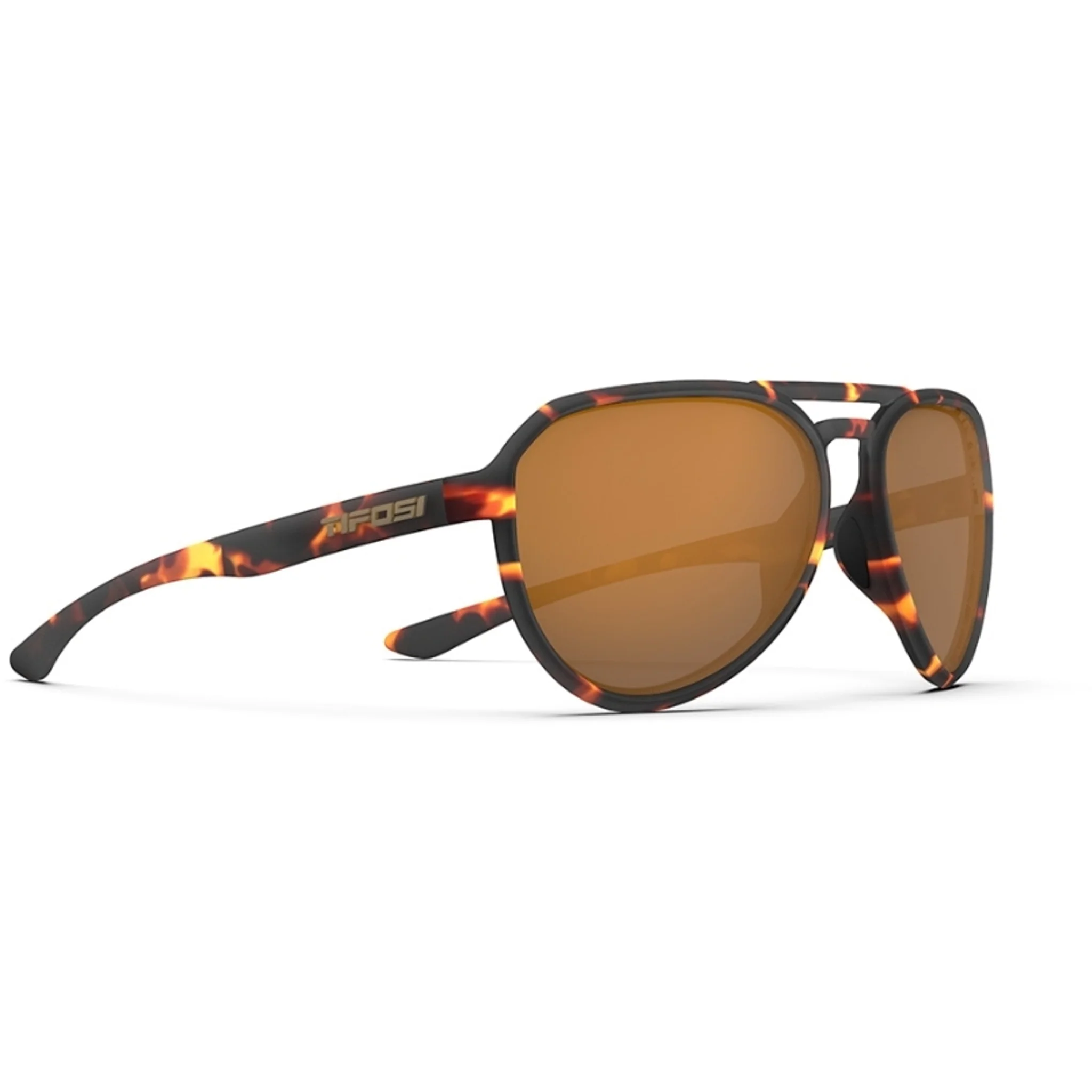 Tifosi Selca Sunglasses Matte Tortoise With Brown Lens - Image 5