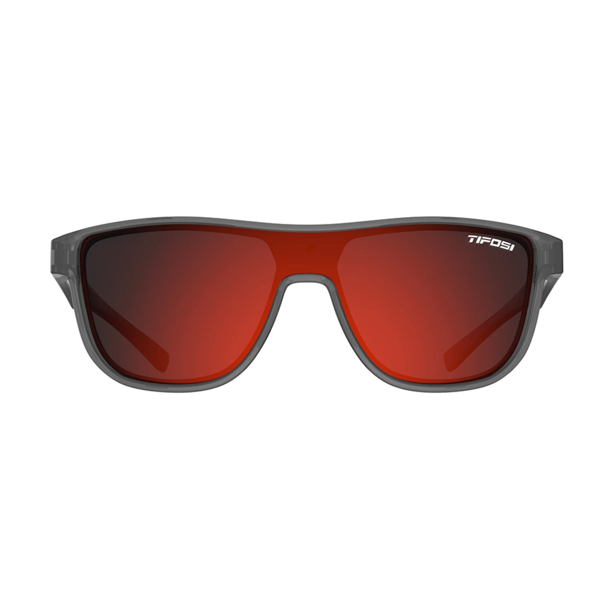 Tifosi Sizzle Sunglasses Satin Vapor/Smoke Red Lens - Image 2