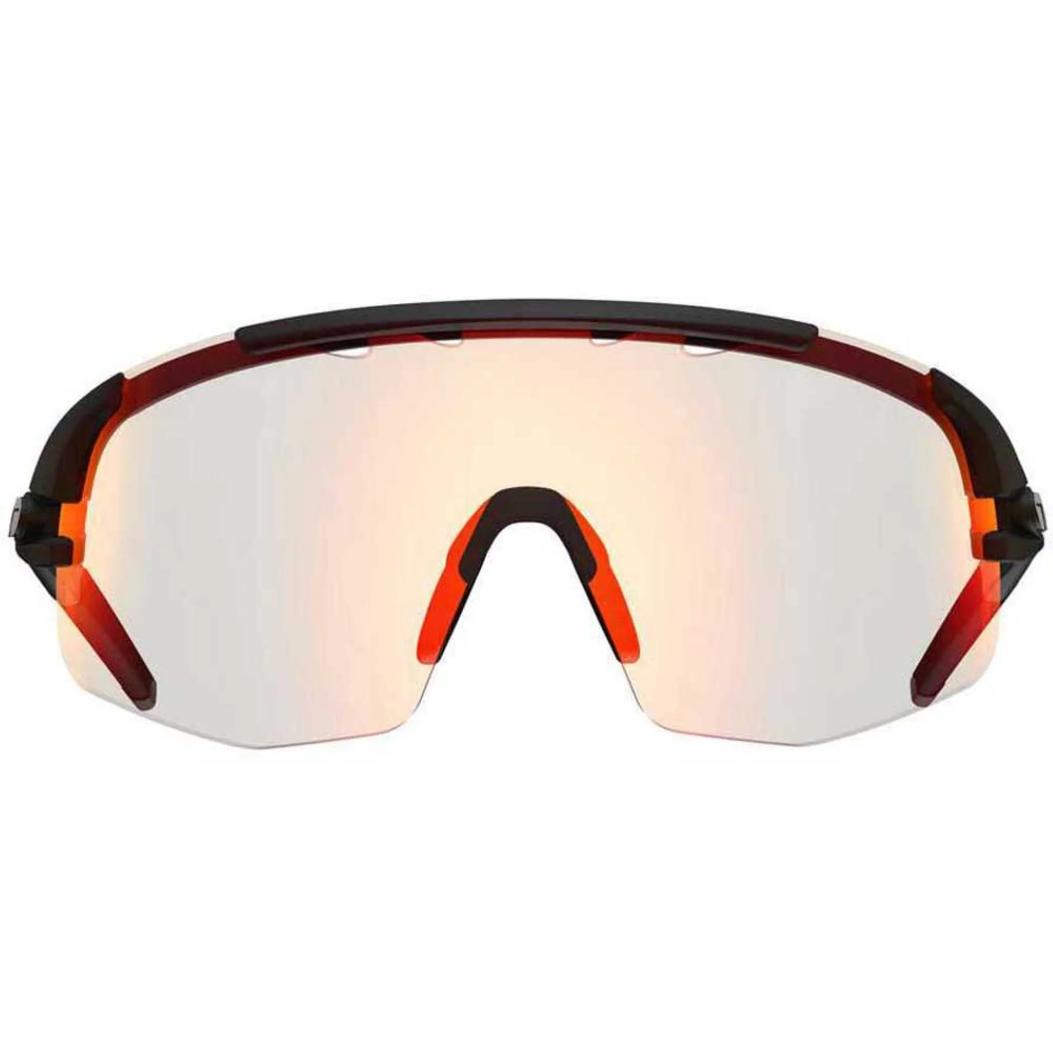 Tifosi Sledge Lite Cycling Glasses Matte Black/Clarion Red Fototec Lens - Image 2