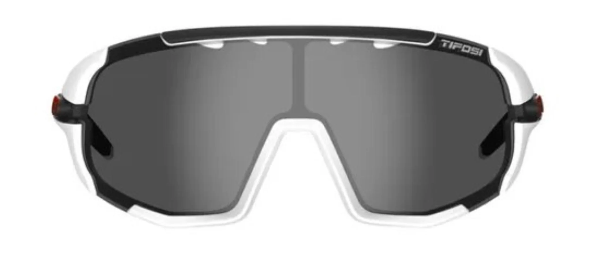 Tifosi Sledge Lite Matte White/Smoke/AC Red/Clear Lens - Image 2