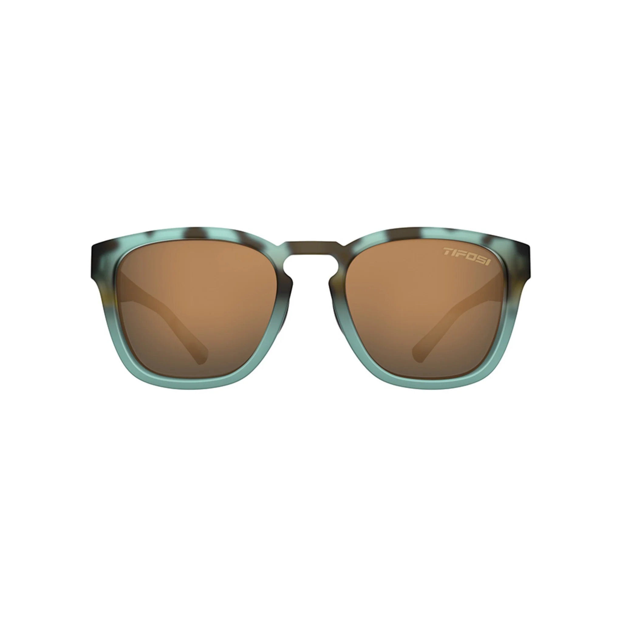 Tifosi Smirk Sunglasses Matte Blue Tortoise/Brown Polarized Lens - Image 2