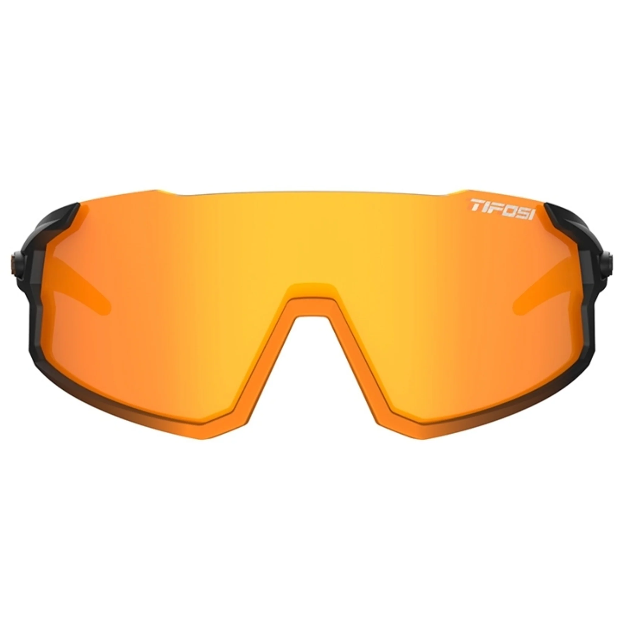 Tifosi Stash Sunglasses Black Orange Fade with Clarion Orange, Red and Clear Lens - Image 2
